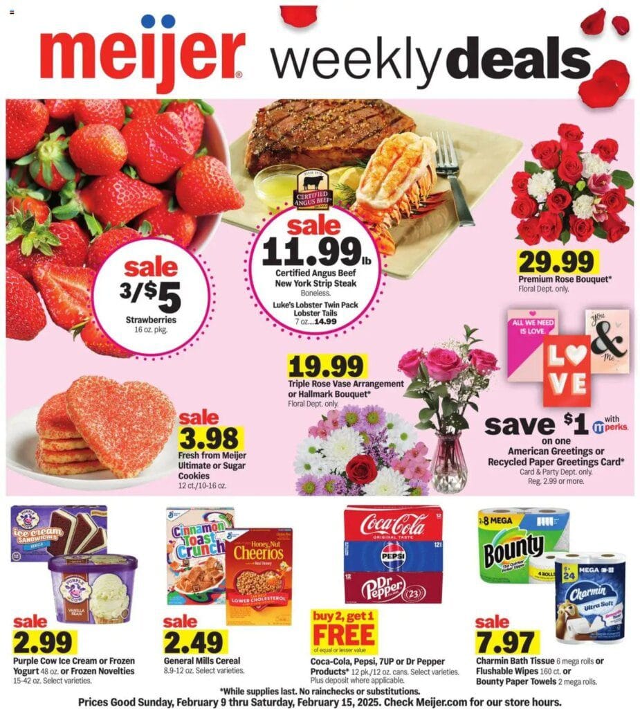 Meijer Weekly Ad 0209 0215 2025 Flyer