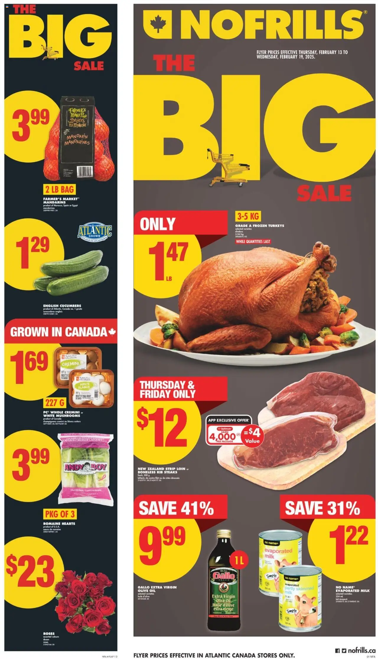 No Frills weekly flyer starting Feb 13, 2025 ⭐️