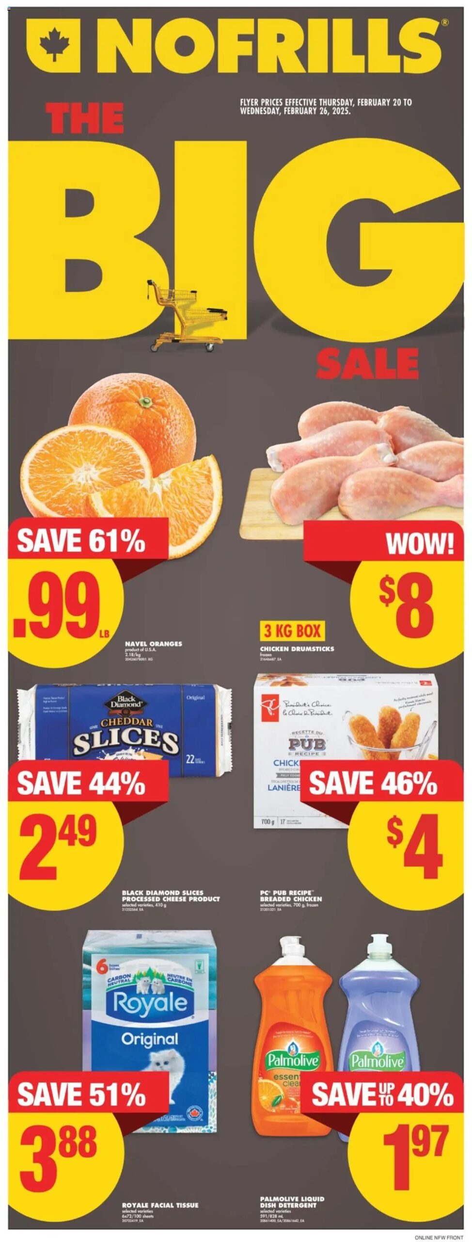No Frills weekly flyer starting Feb 20, 2025 ⭐️