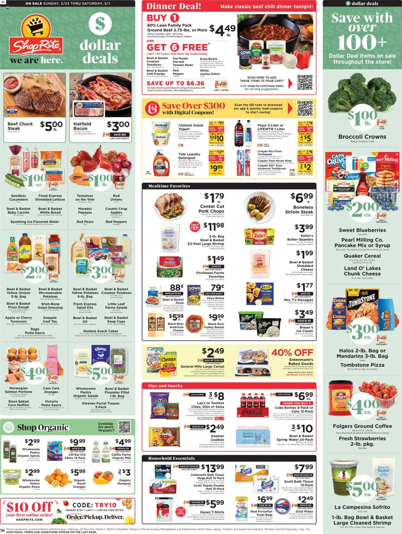 ShopRite Circular from 02/23/2025 >> Weekly Ad, flyer - Page number 1