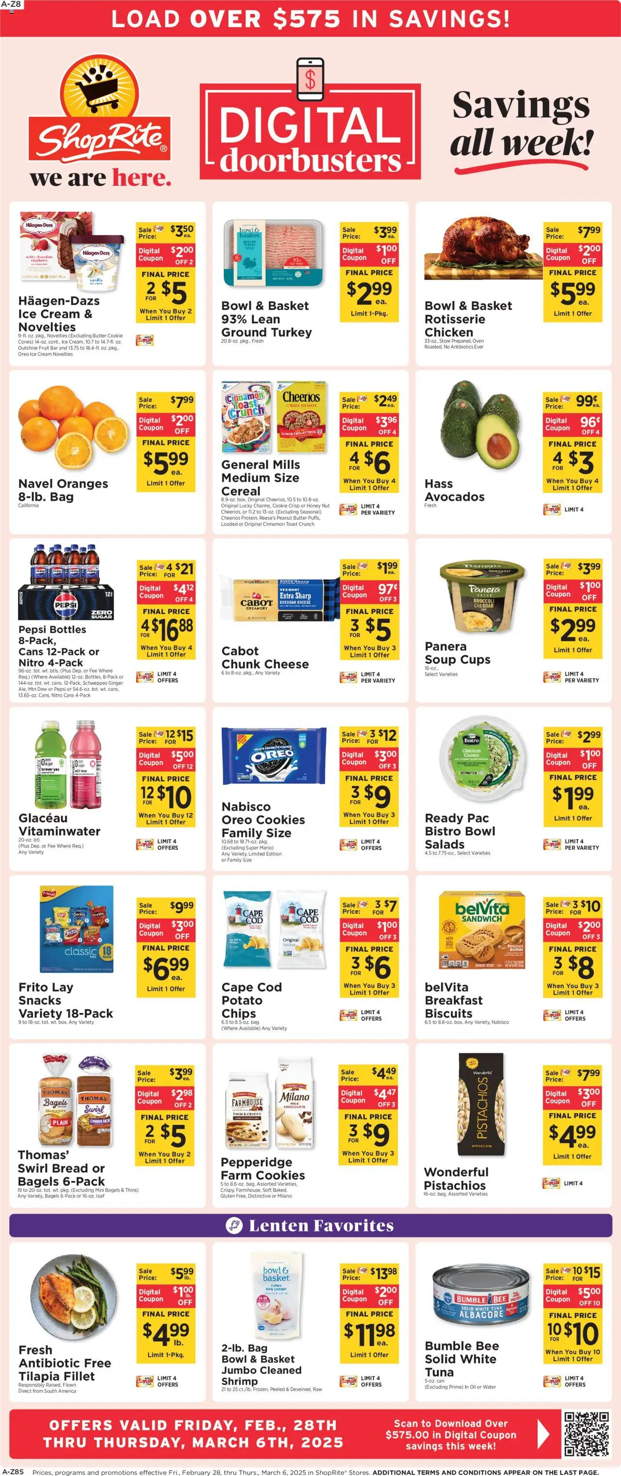 ShopRite Circular from 02/28/2025 >> Weekly Ad, flyer - Page number 1