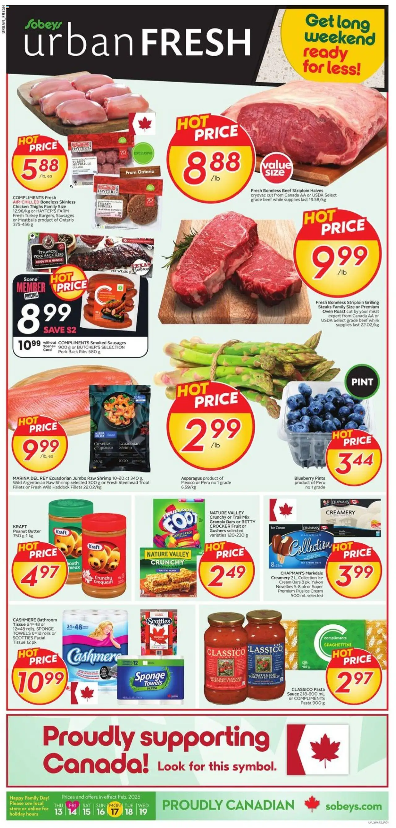 Le catalogue Weekly Flyer - Urban Fresh est valide à partir du Feb 13, 2025 numéro de la page 1