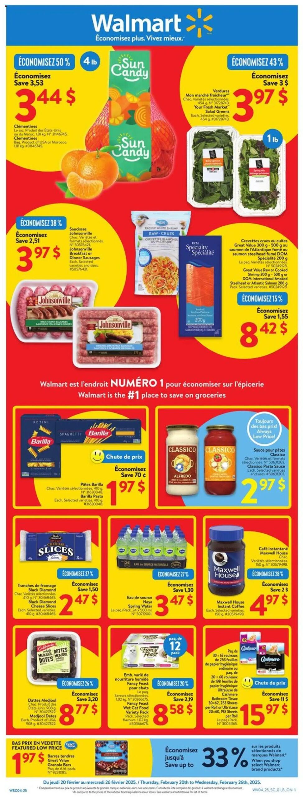 Walmart weekly flyer starting Feb 20, 2025 ⭐️