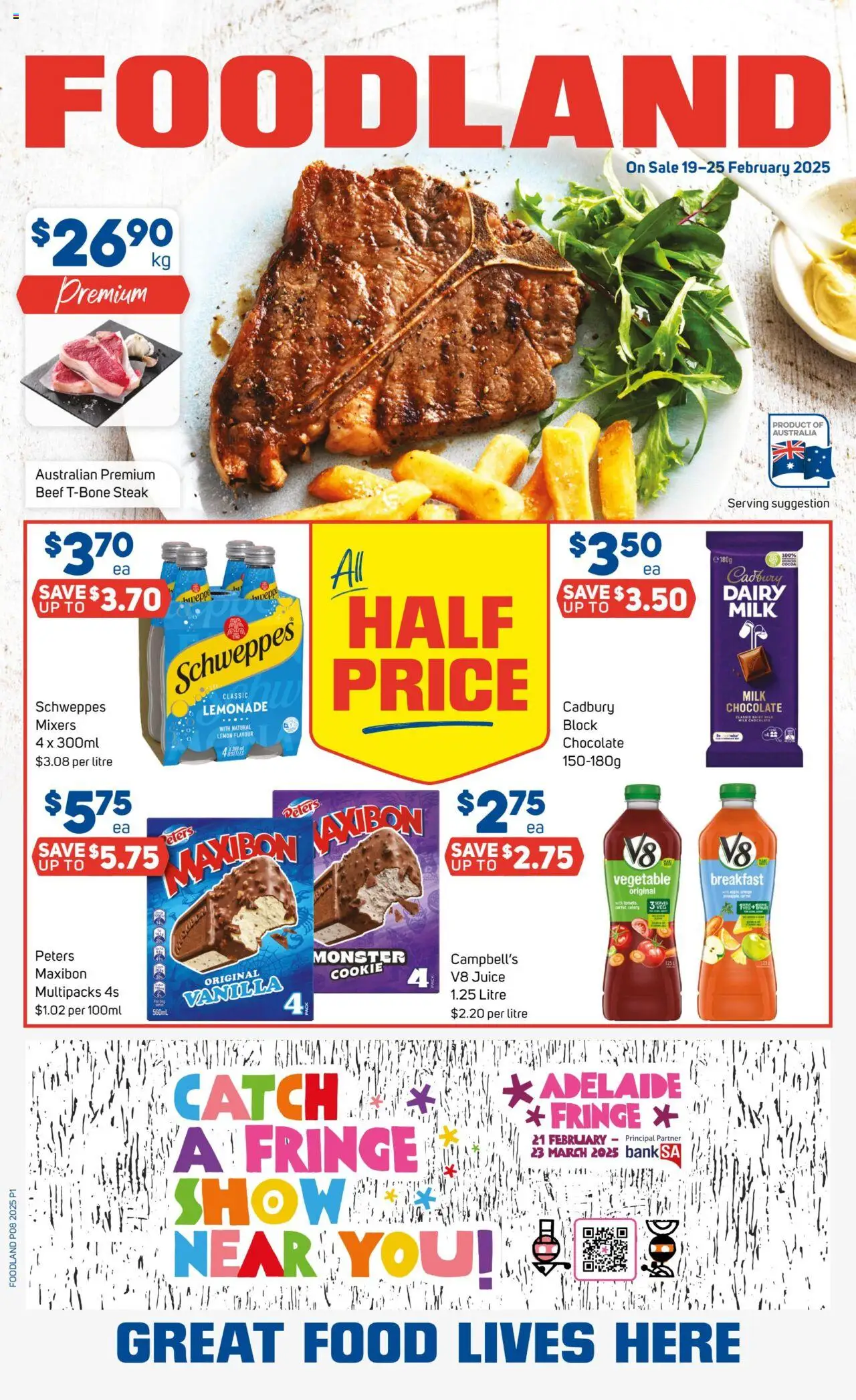 ﻿﻿Foodland weekly catalogue valid from 19/02/2025