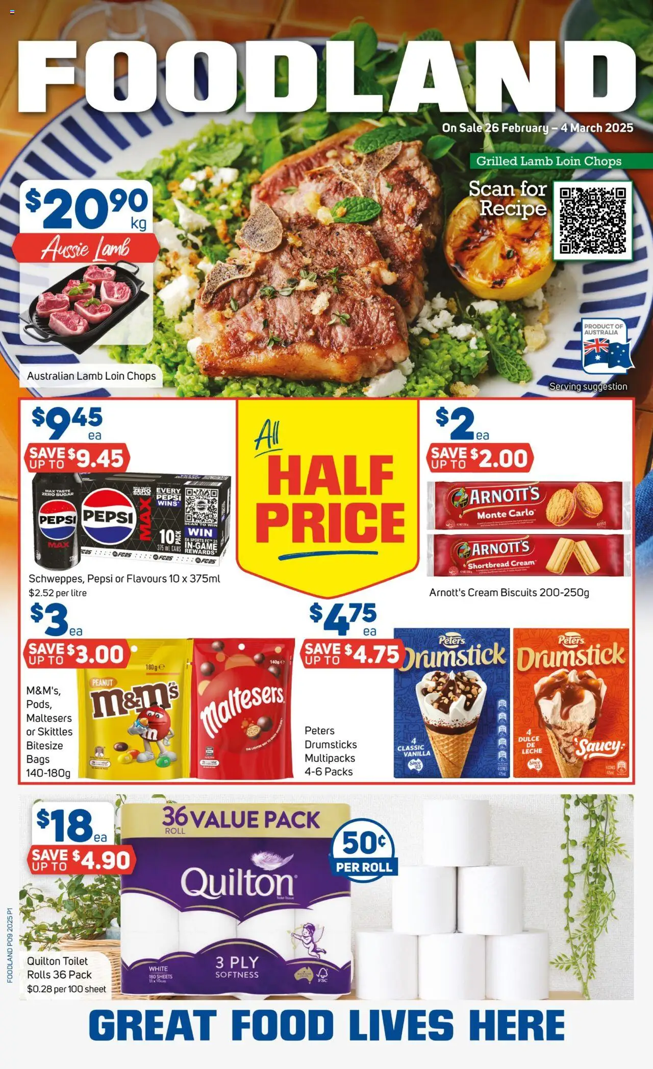 ﻿﻿Foodland weekly catalogue valid from 26/02/2025