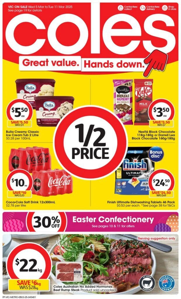 Coles Supermarket Specials Wednesday 05 March 4 1741013283 337 Coles catalogue from 05032025 Special offers