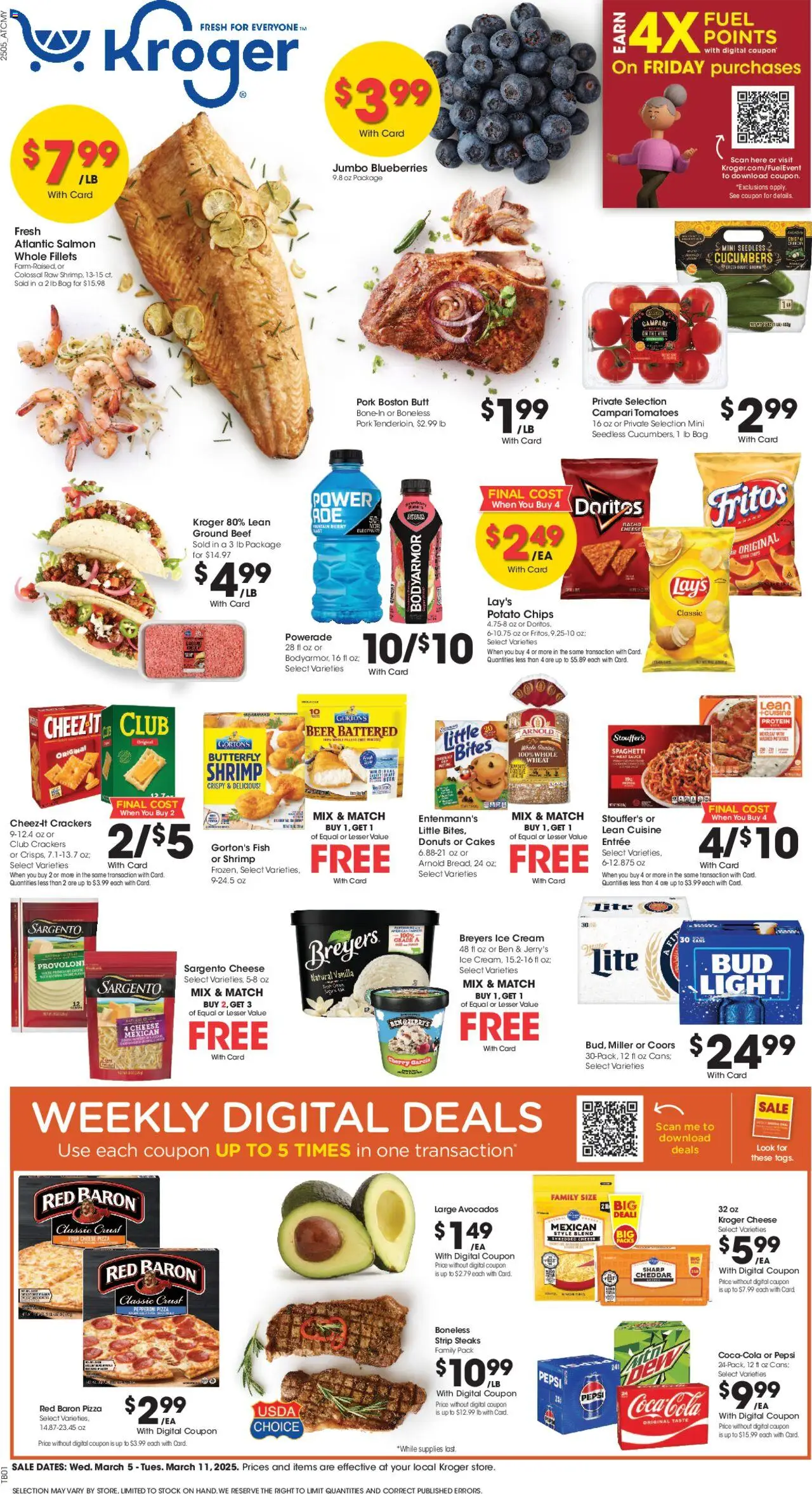 KROGER Weekly ad from 03/05/2025 >> Ad for next week