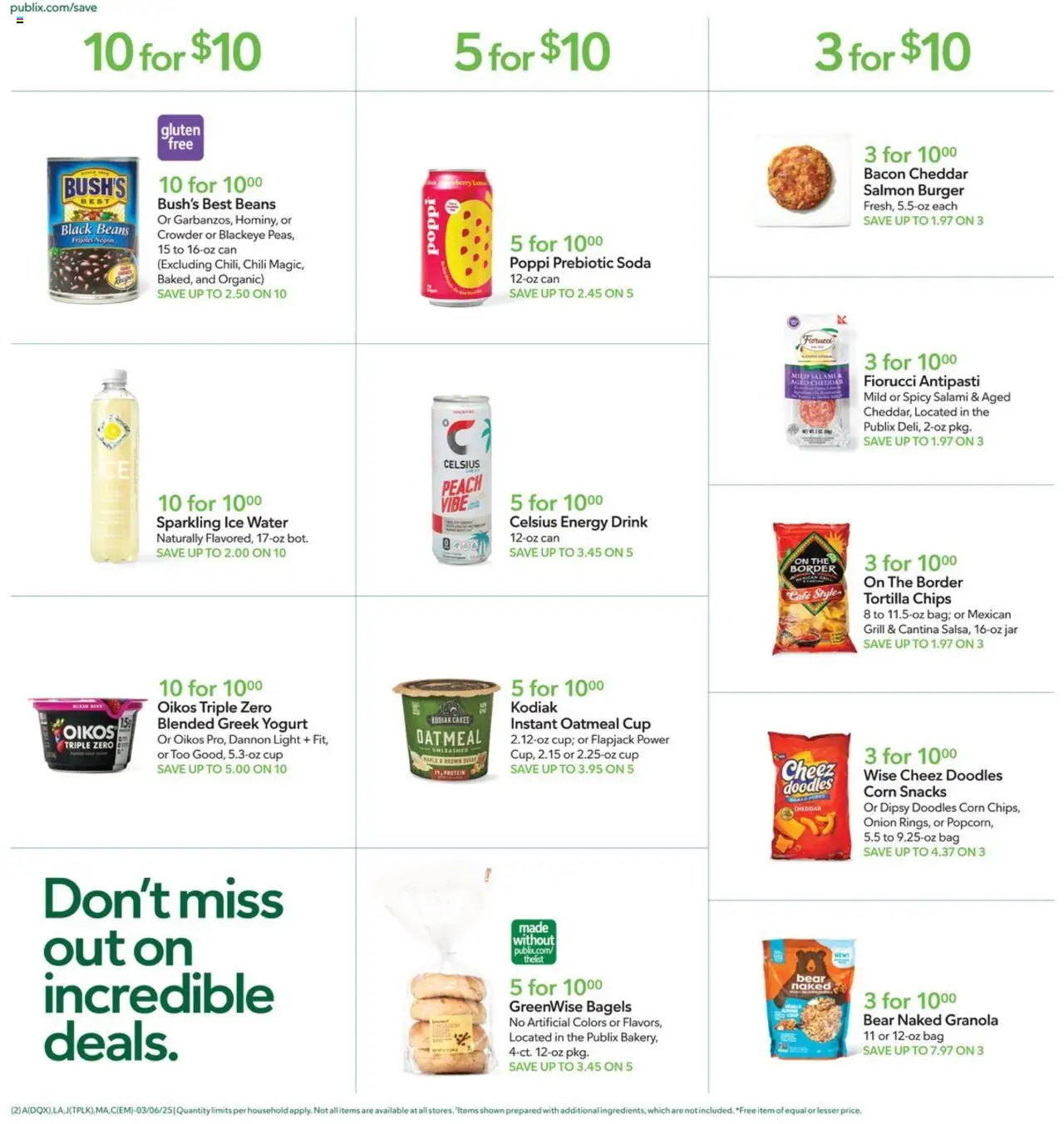 Publix Weekly ad from (03/06/2025) - Ad this week, Flyer - Page number 2