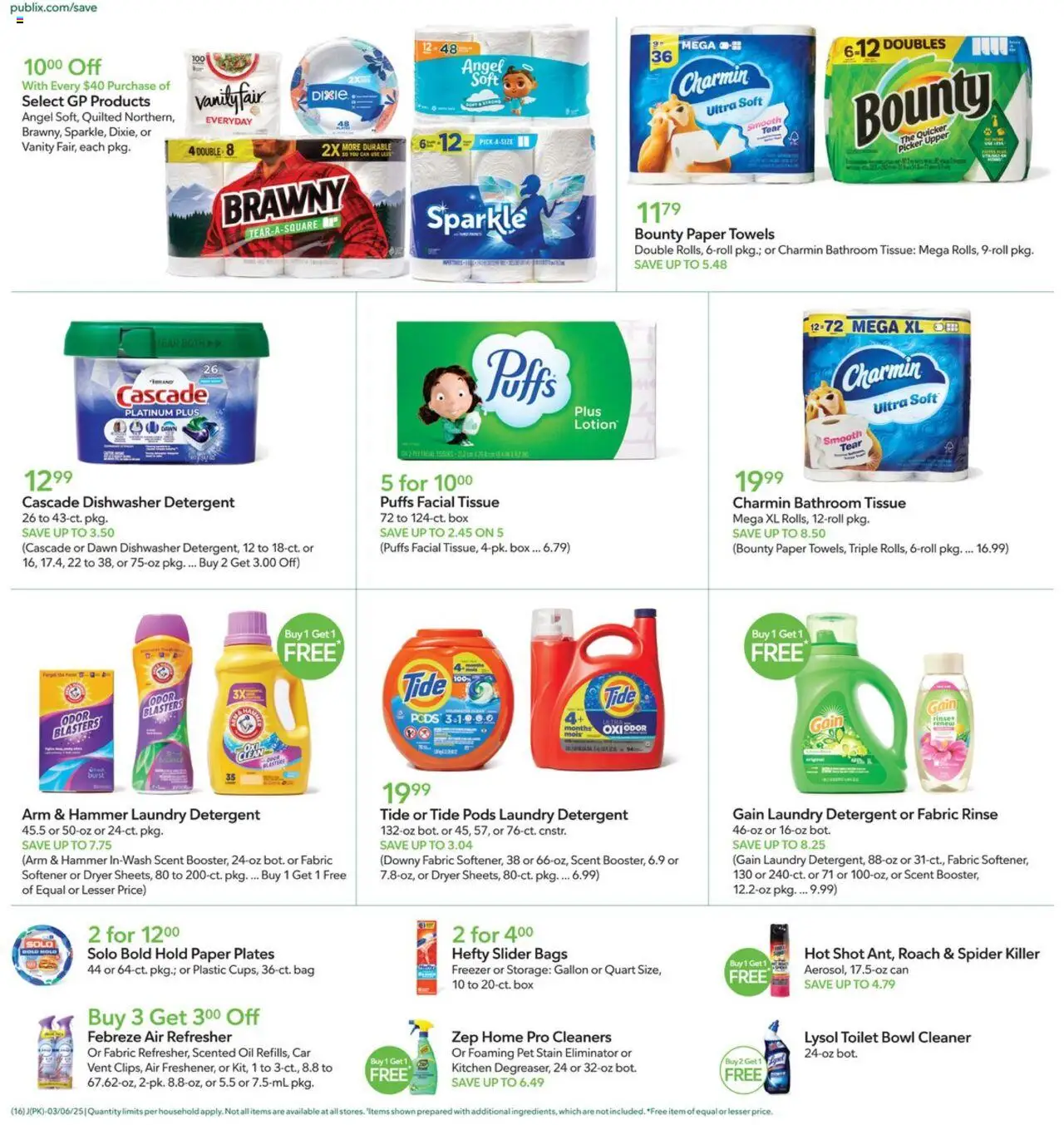 Publix Weekly ad from (03/06/2025) - Ad this week, Flyer - Page number 16