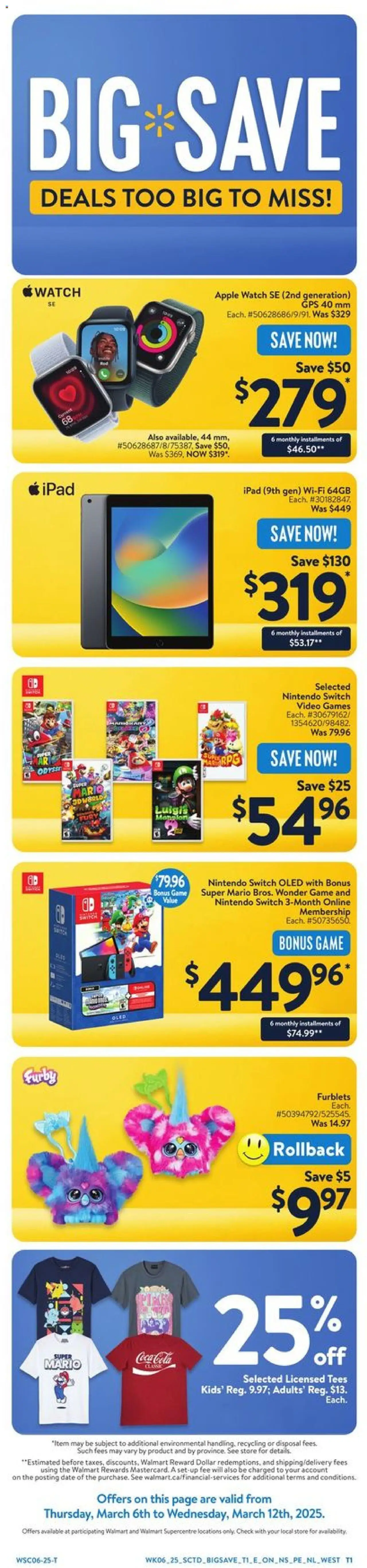 Walmart flyer valid from Mar 06, 2025 - page number 3