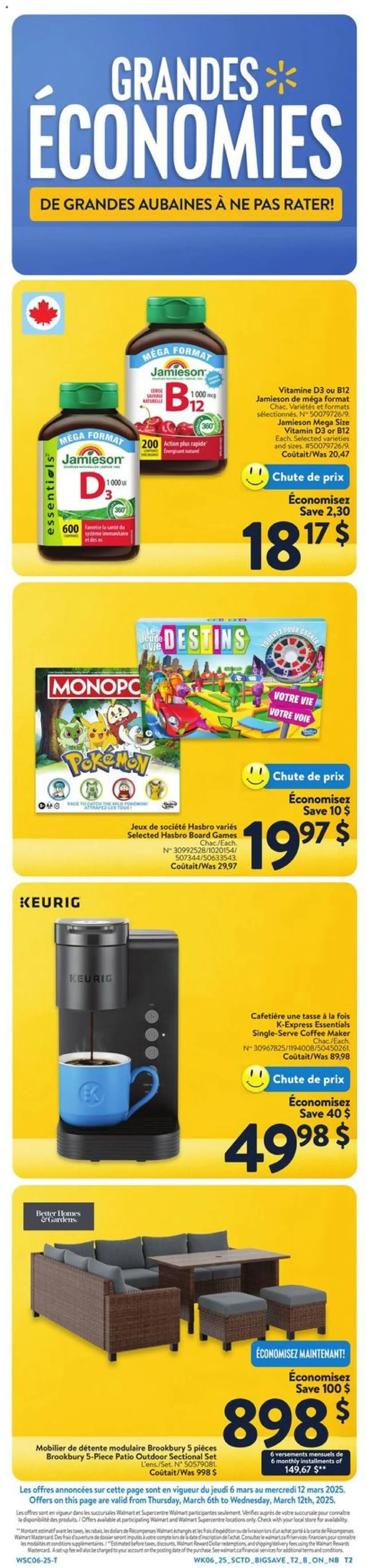 Walmart flyer valid from Mar 06, 2025 - page number 4