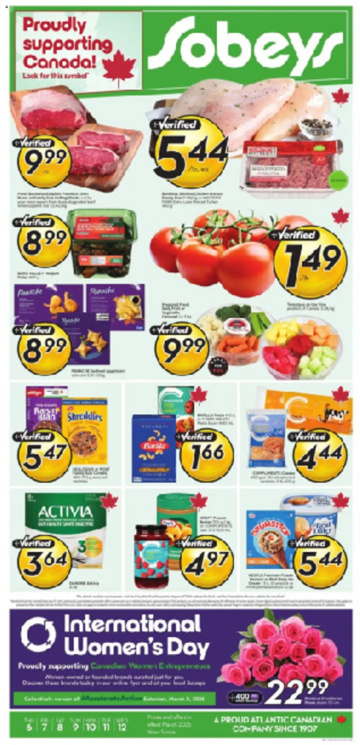 Sobeys weekly flyer starting Mar 6, 2025 ⭐️