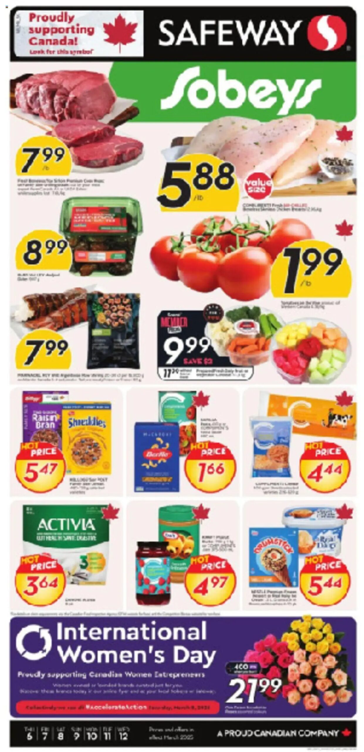 Sobeys weekly flyer starting Mar 6, 2025 ⭐️