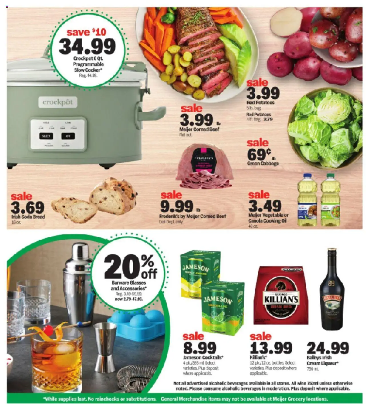 MEIJER AD from 03/09/2025 - St. Patrick's Day - PREVIEW - Page number 2