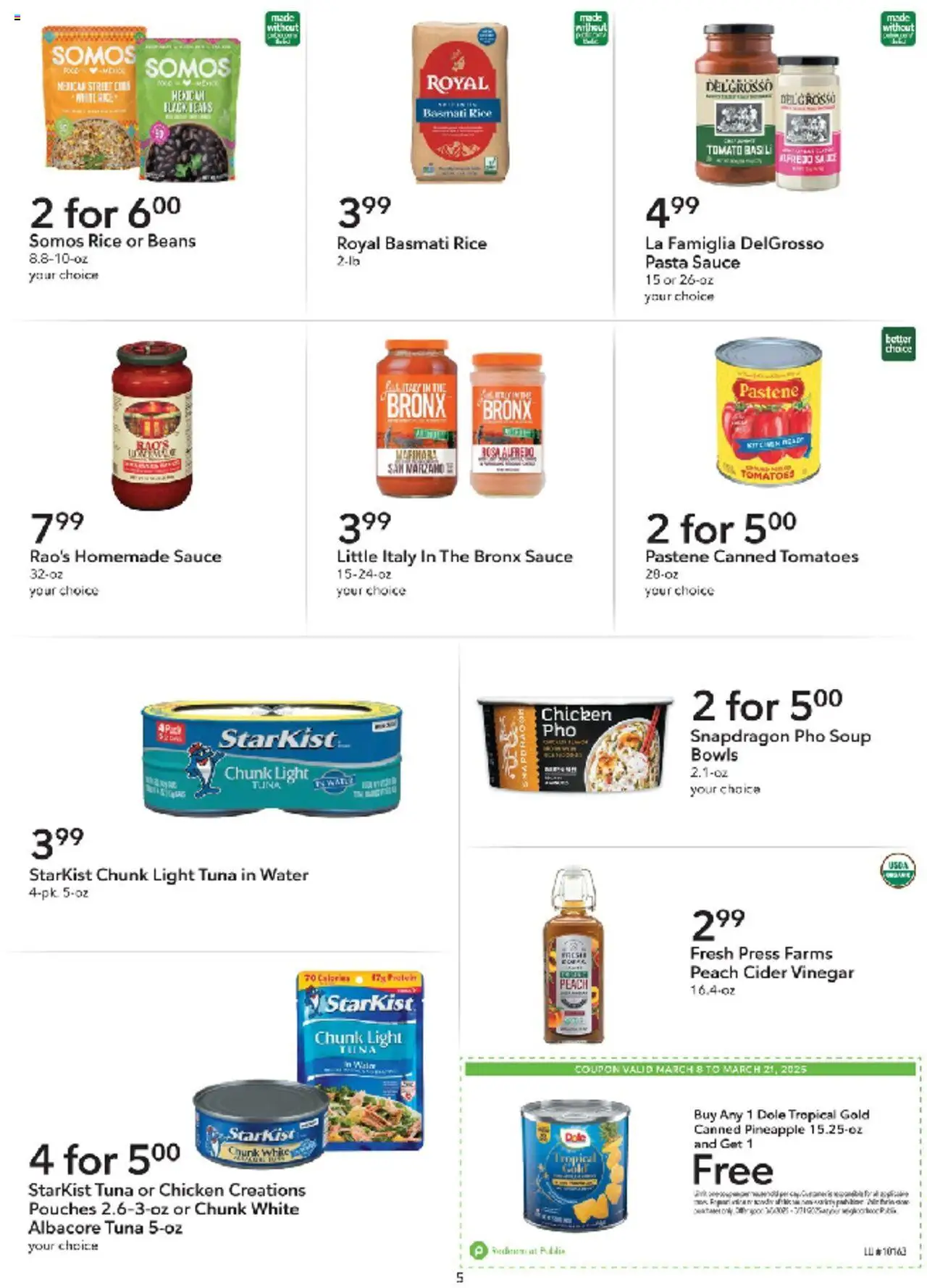 Publix Weekly ad from (03/08/2025) - Ad this week, Flyer - Page number 5