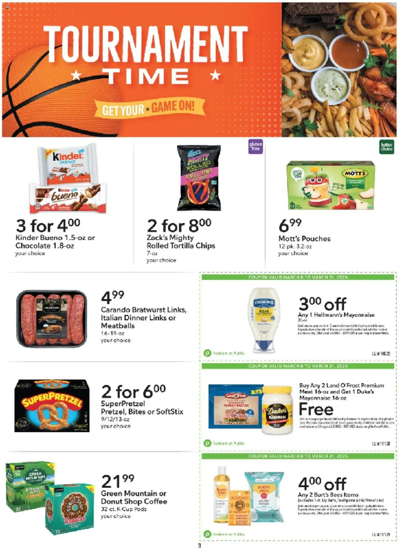 Publix Weekly ad from (03/08/2025) - Ad this week, Flyer - Page number 3