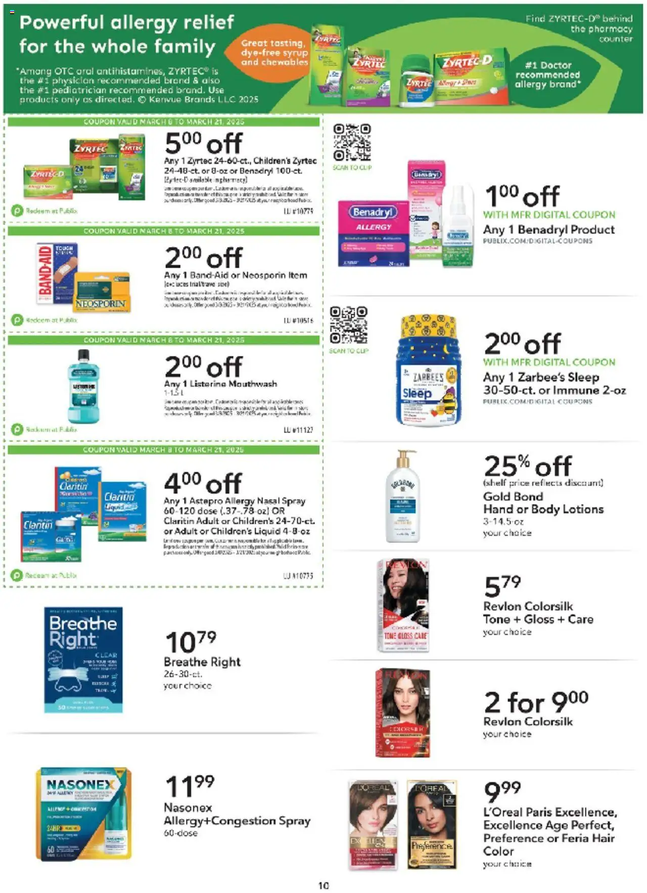 Publix Weekly ad from (03/08/2025) - Ad this week, Flyer - Page number 10