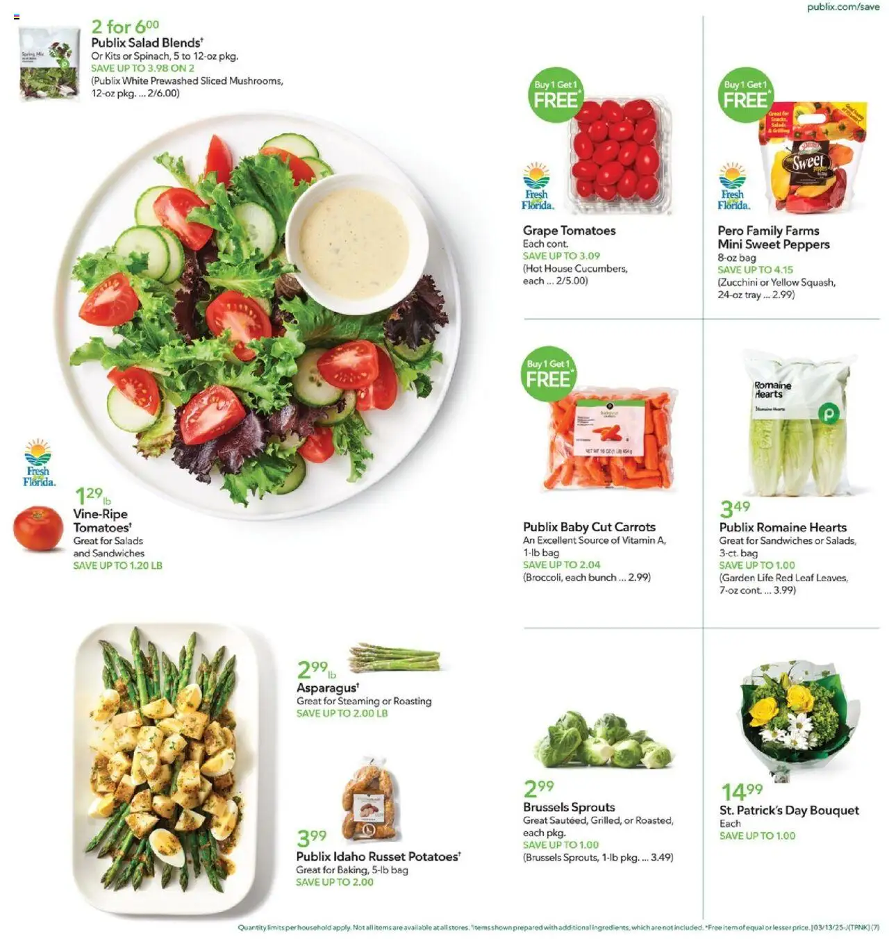 Publix Weekly ad from (03/13/2025) - Ad this week, Flyer - Page number 7