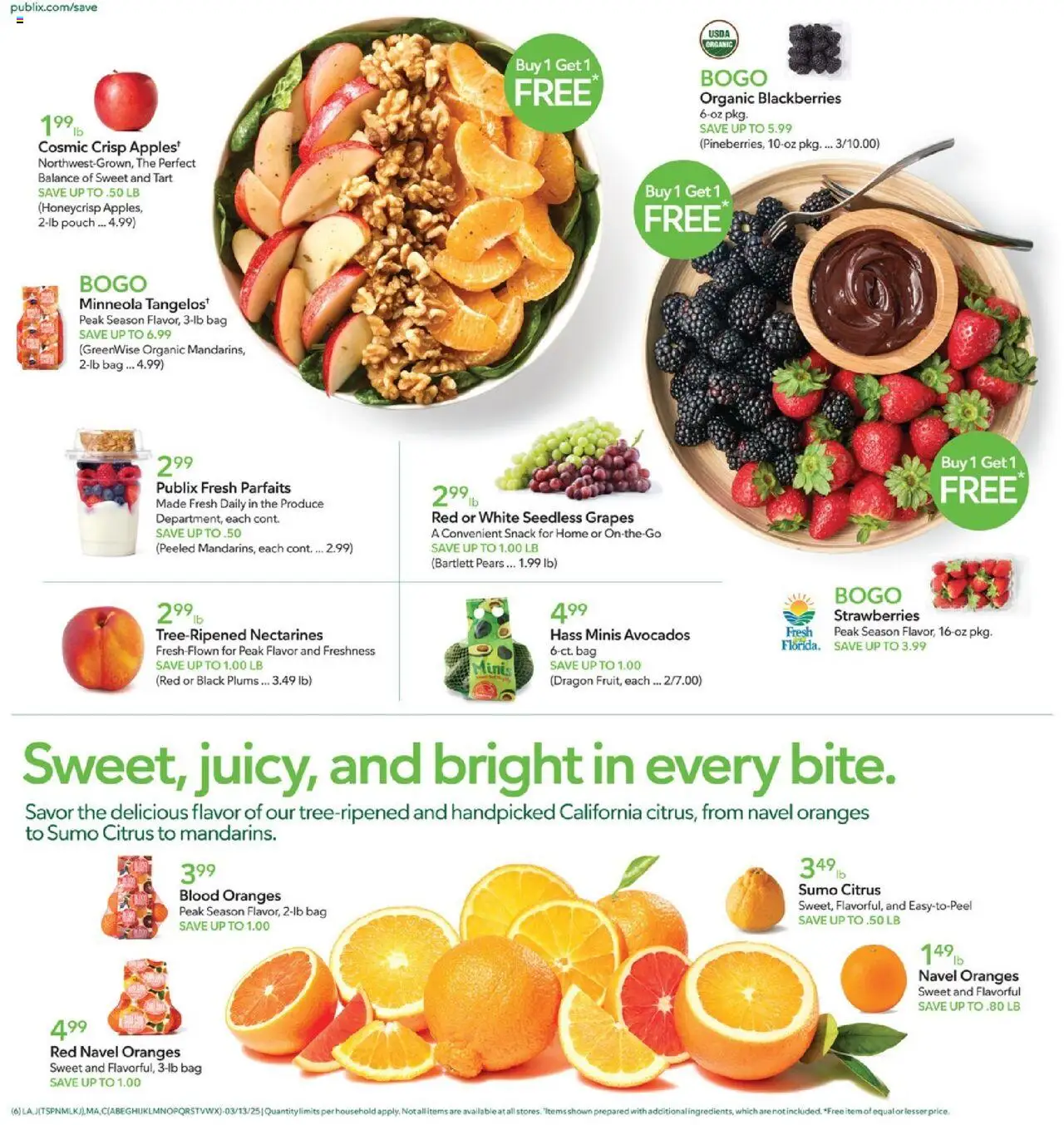 Publix Weekly ad from (03/13/2025) - Ad this week, Flyer - Page number 6