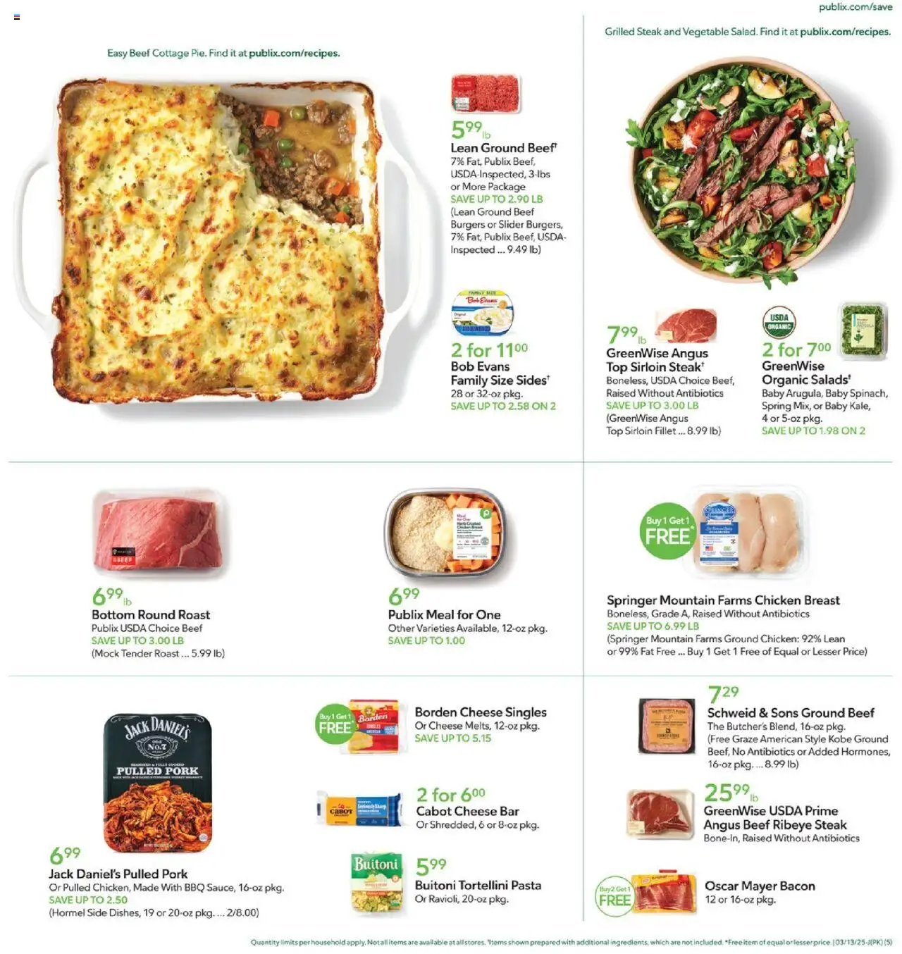 Publix Weekly ad from (03/13/2025) - Ad this week, Flyer - Page number 5