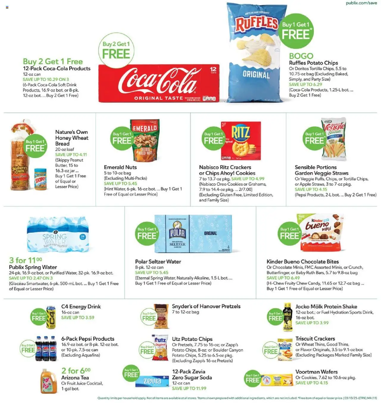Publix Weekly ad from (03/13/2025) - Ad this week, Flyer - Page number 11