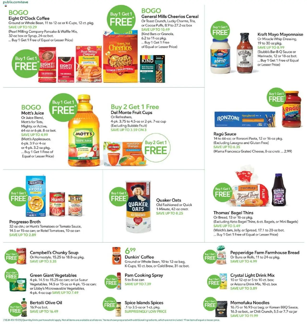 Publix Weekly ad from (03/13/2025) - Ad this week, Flyer - Page number 10