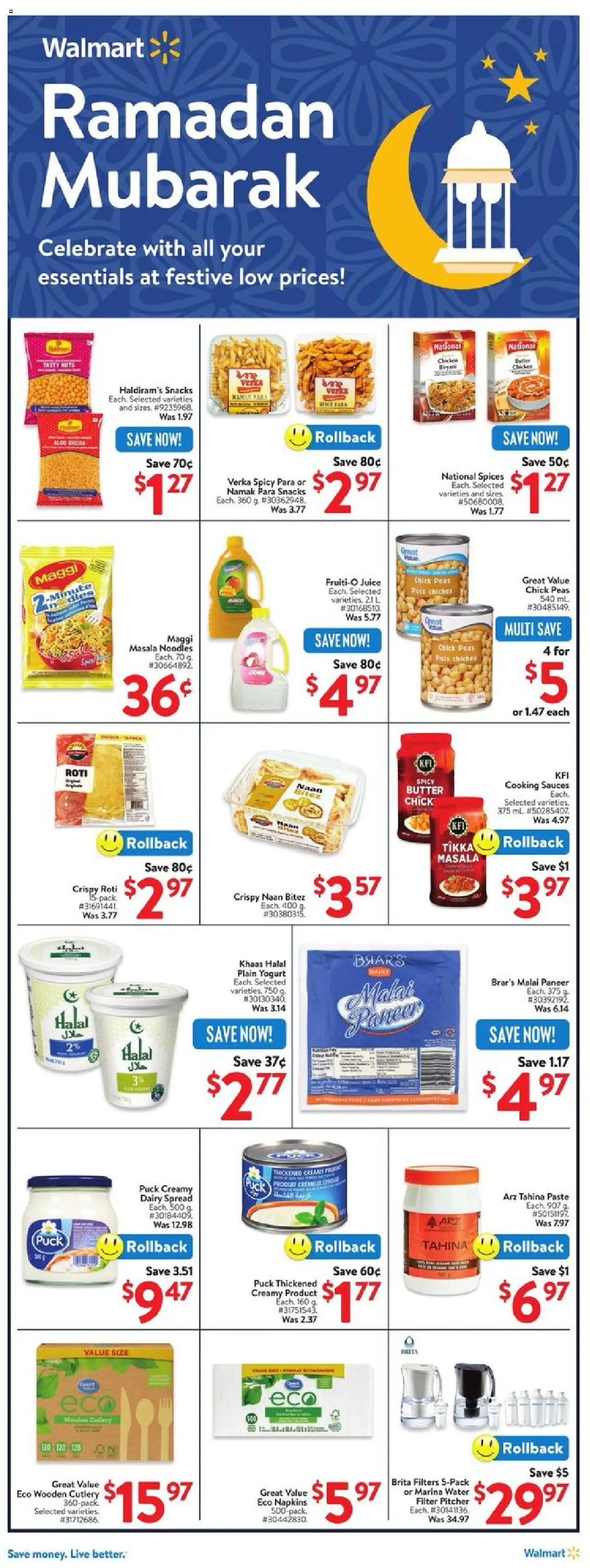 Walmart flyer valid from Mar 13, 2025 - page number 13