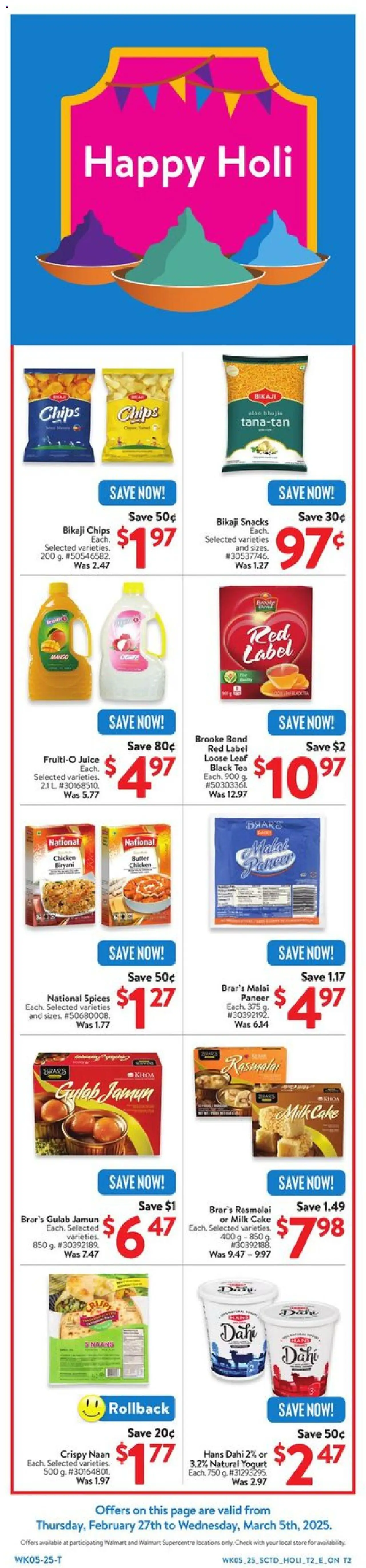 Walmart flyer valid from Mar 13, 2025 - page number 10