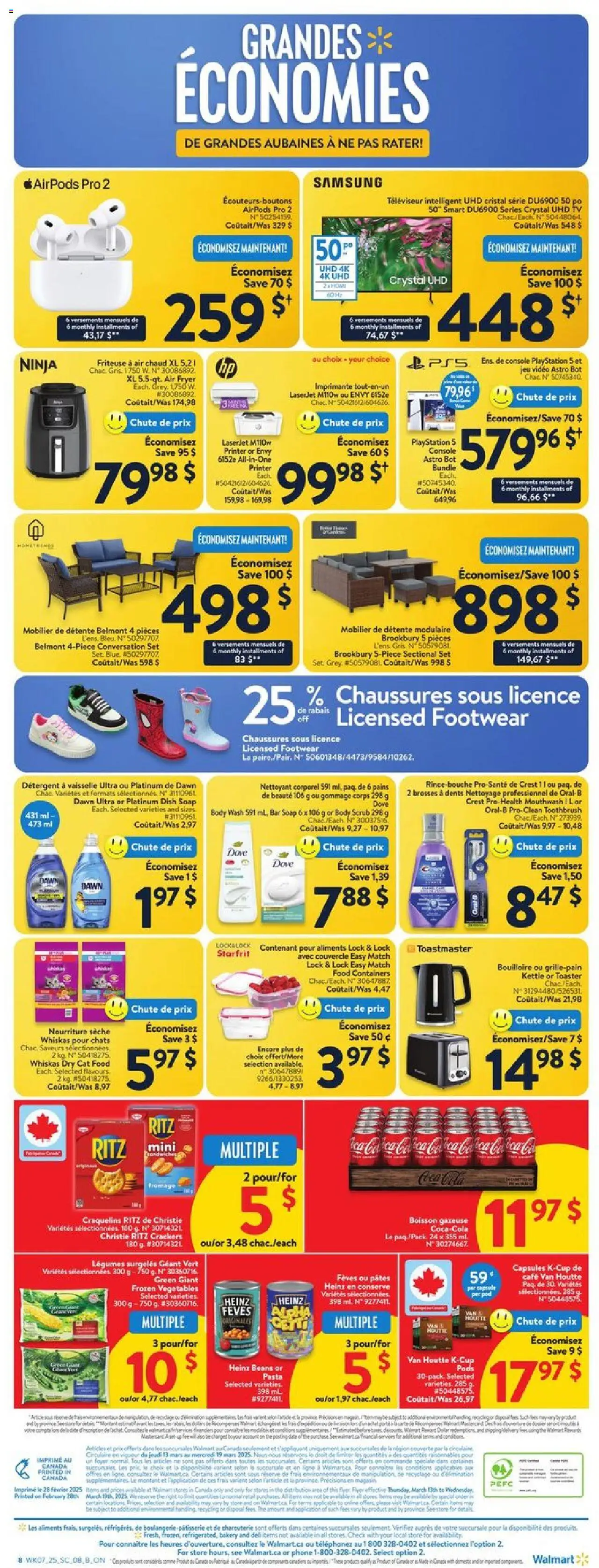 Walmart flyer valid from Mar 13, 2025 - page number 2