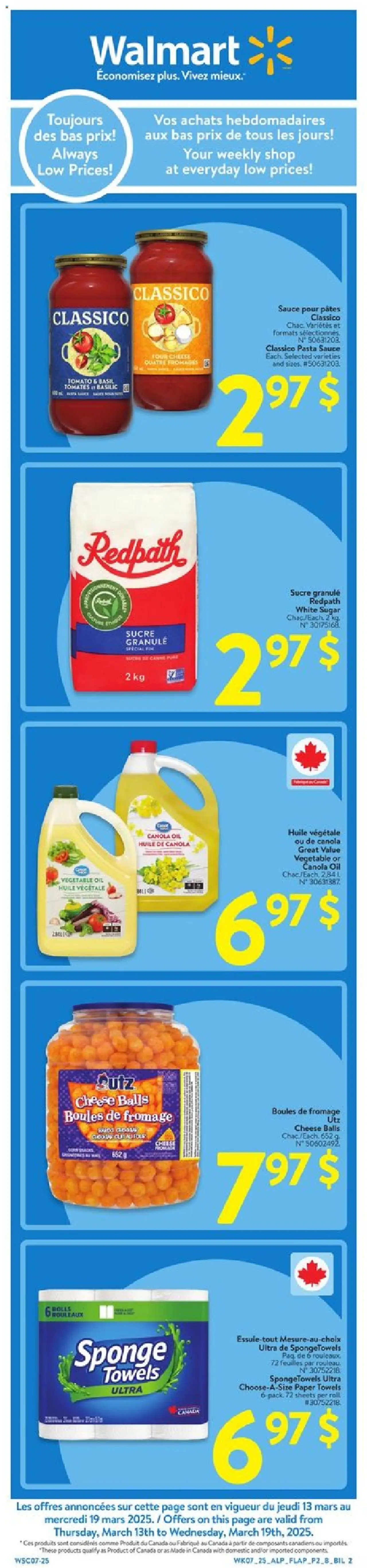 Walmart flyer valid from Mar 13, 2025 - page number 4