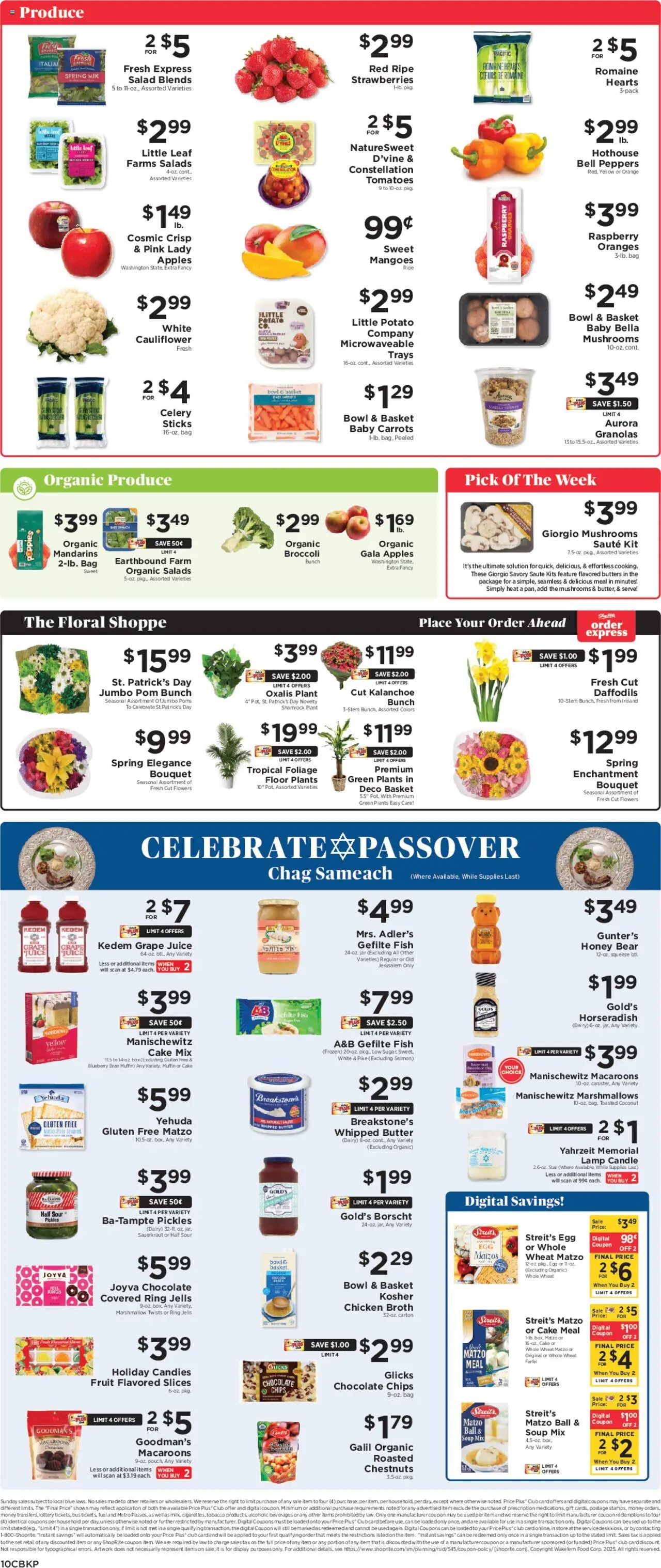 ShopRite Circular from 03/14/2025 >> Weekly Ad, flyer - Page number 11