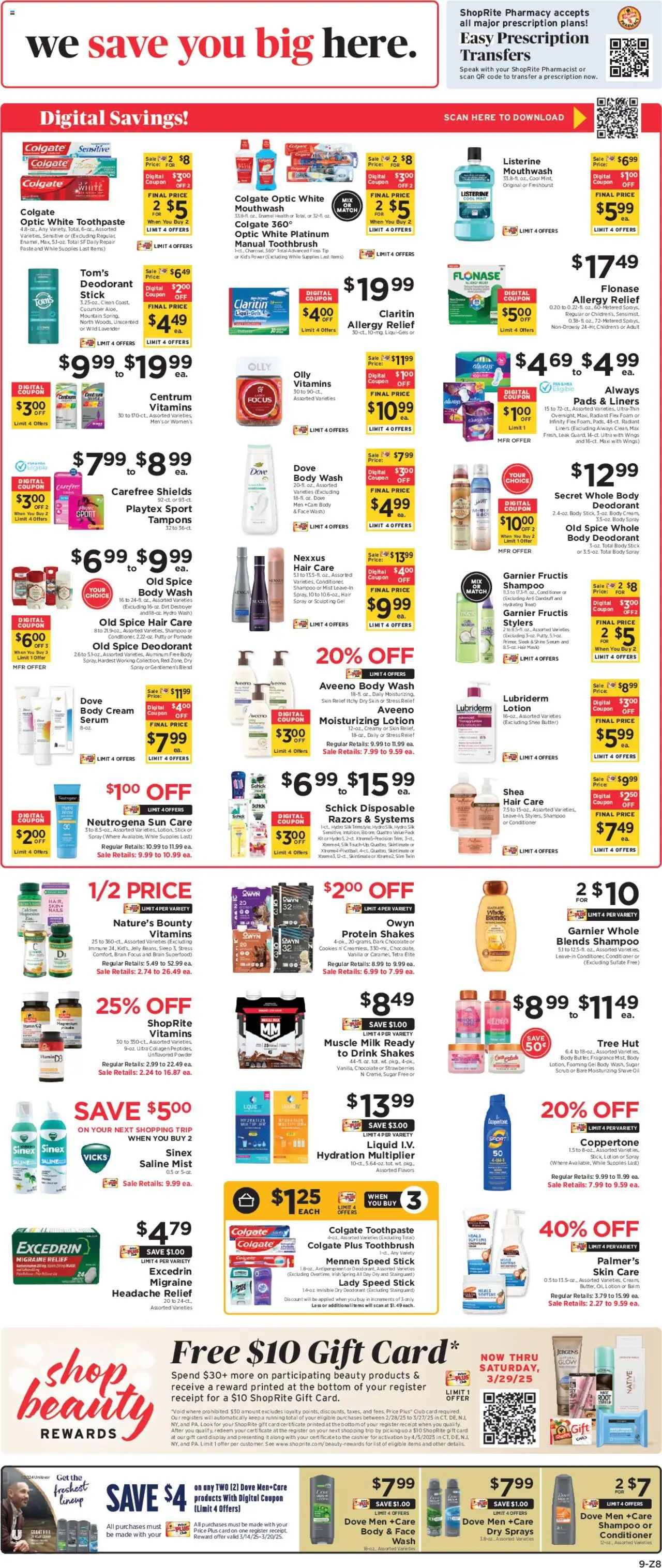 ShopRite Circular from 03/14/2025 >> Weekly Ad, flyer - Page number 10