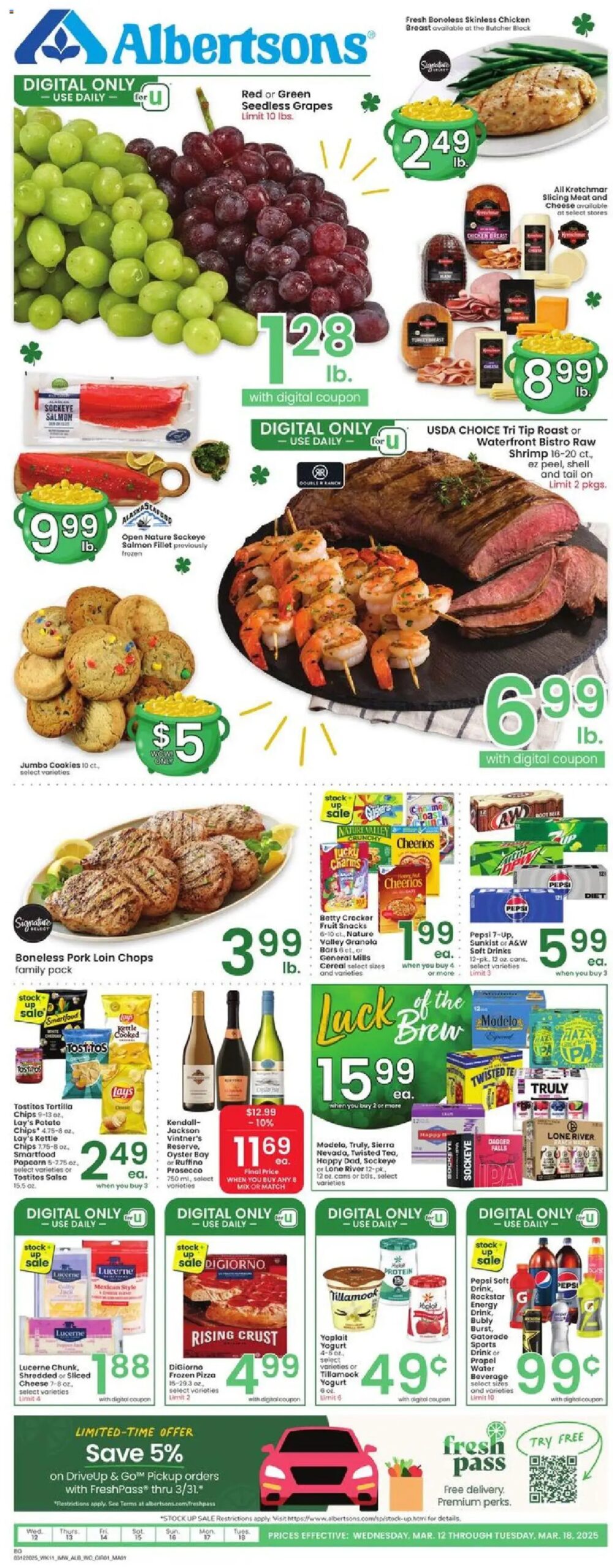 Albertsons Weekly Ad from 03/12/2025 >> Flyer