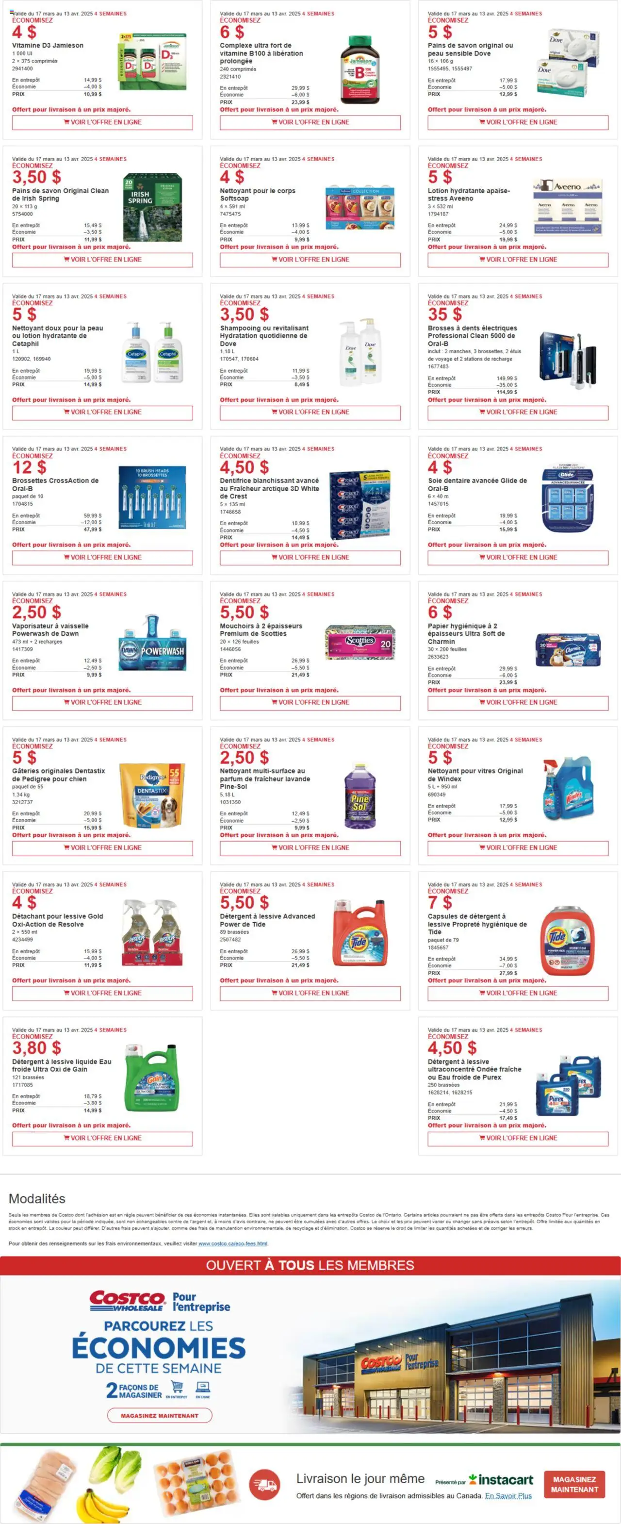 Costco flyer valid from Mar 17, 2025 - page number 3