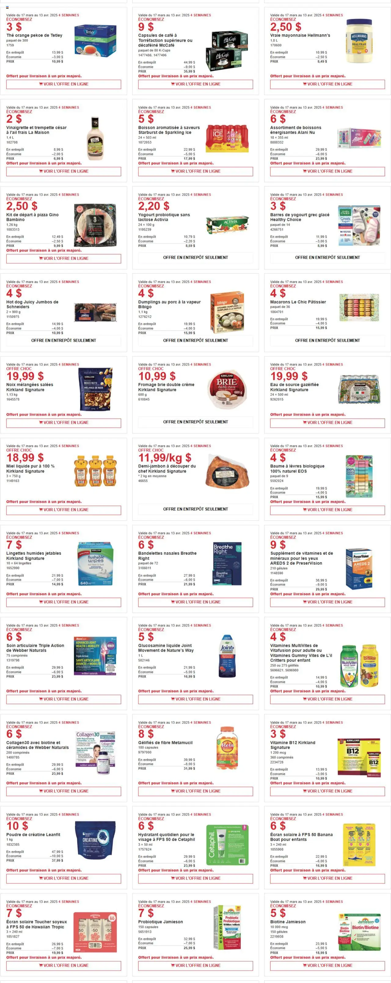 Costco flyer valid from Mar 17, 2025 - page number 2