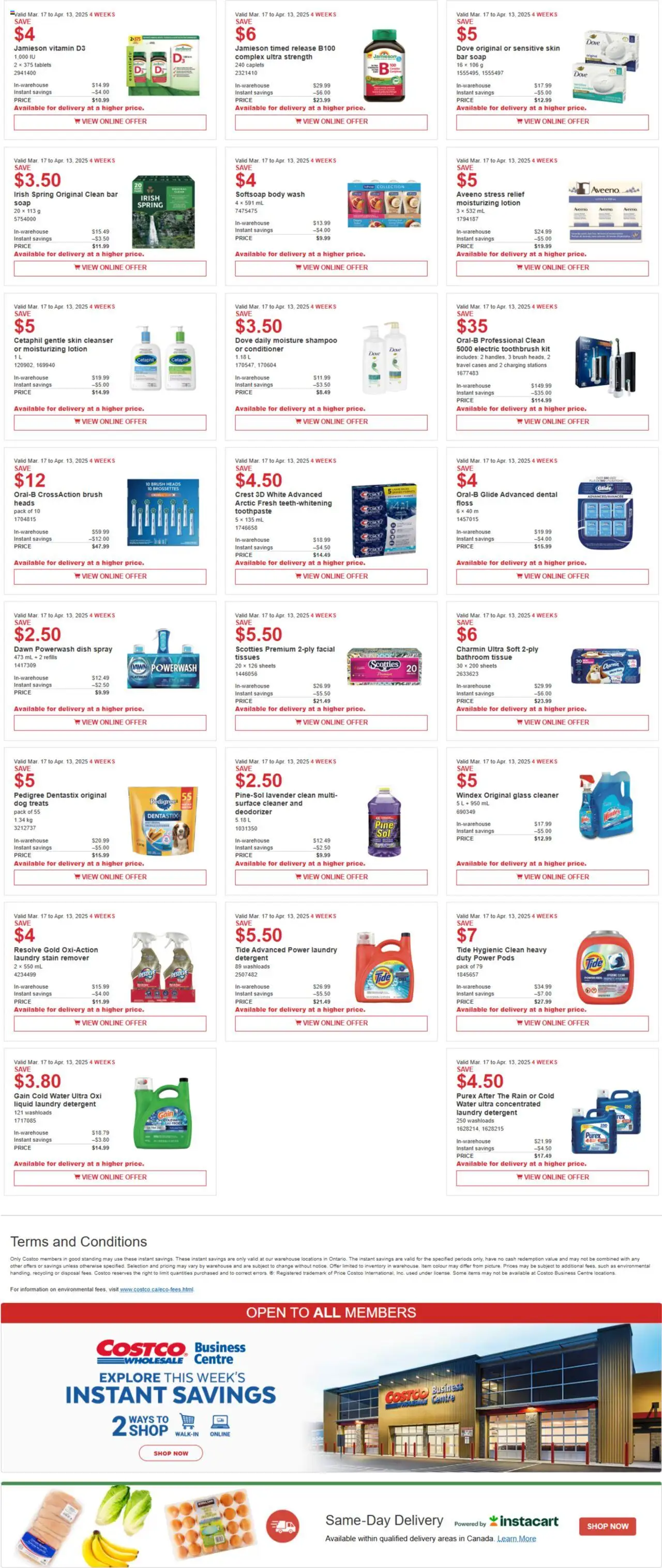 Costco flyer valid from Mar 17, 2025 - page number 3