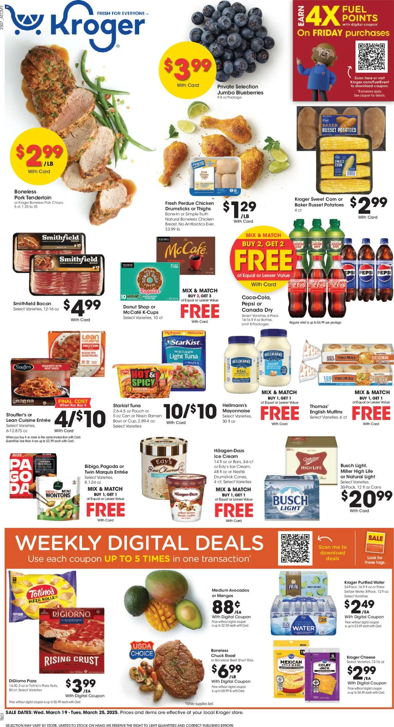 KROGER Weekly ad from 03/19/2025 >> Ad for next week