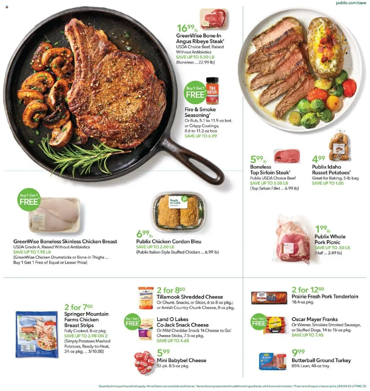 Publix Weekly ad from (03/20/2025) - Ad this week, Flyer - Page number 5