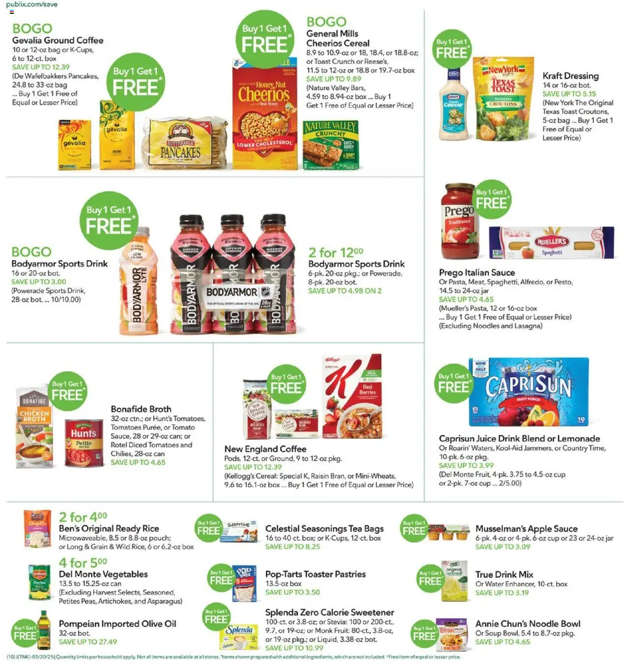 Publix Weekly ad from (03/20/2025) - Ad this week, Flyer - Page number 10
