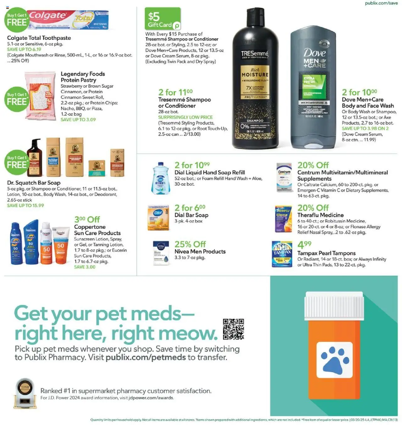 Publix Weekly ad from (03/20/2025) - Ad this week, Flyer - Page number 13