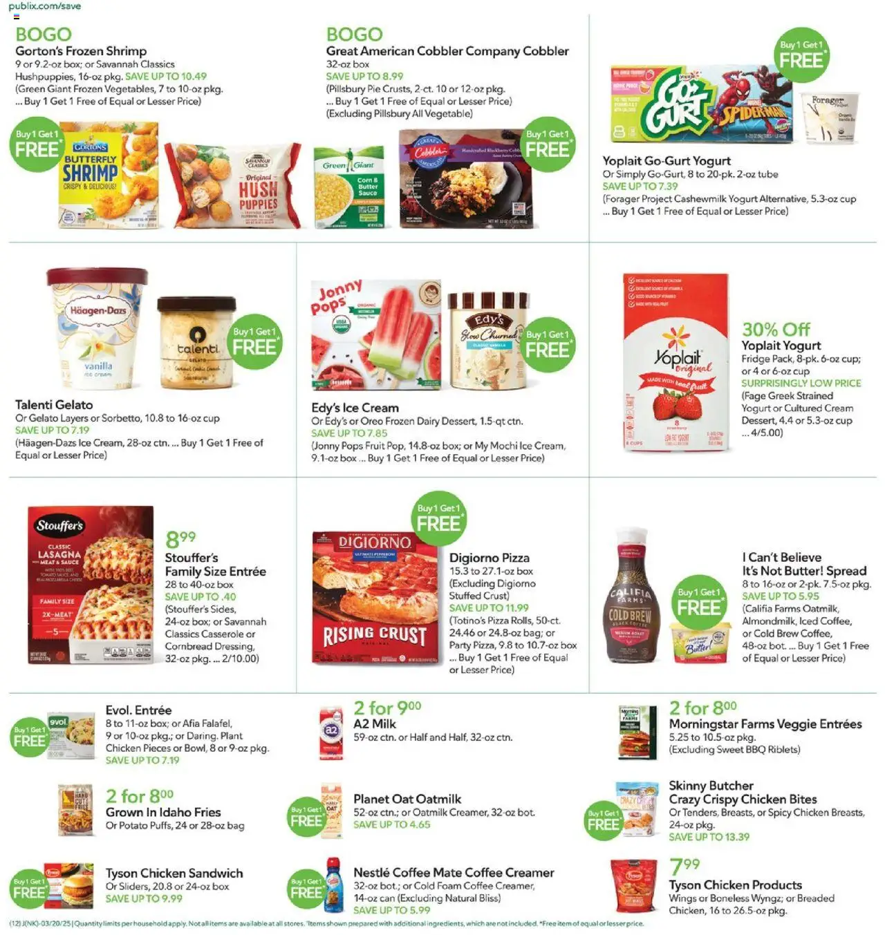 Publix Weekly ad from (03/20/2025) - Ad this week, Flyer - Page number 12