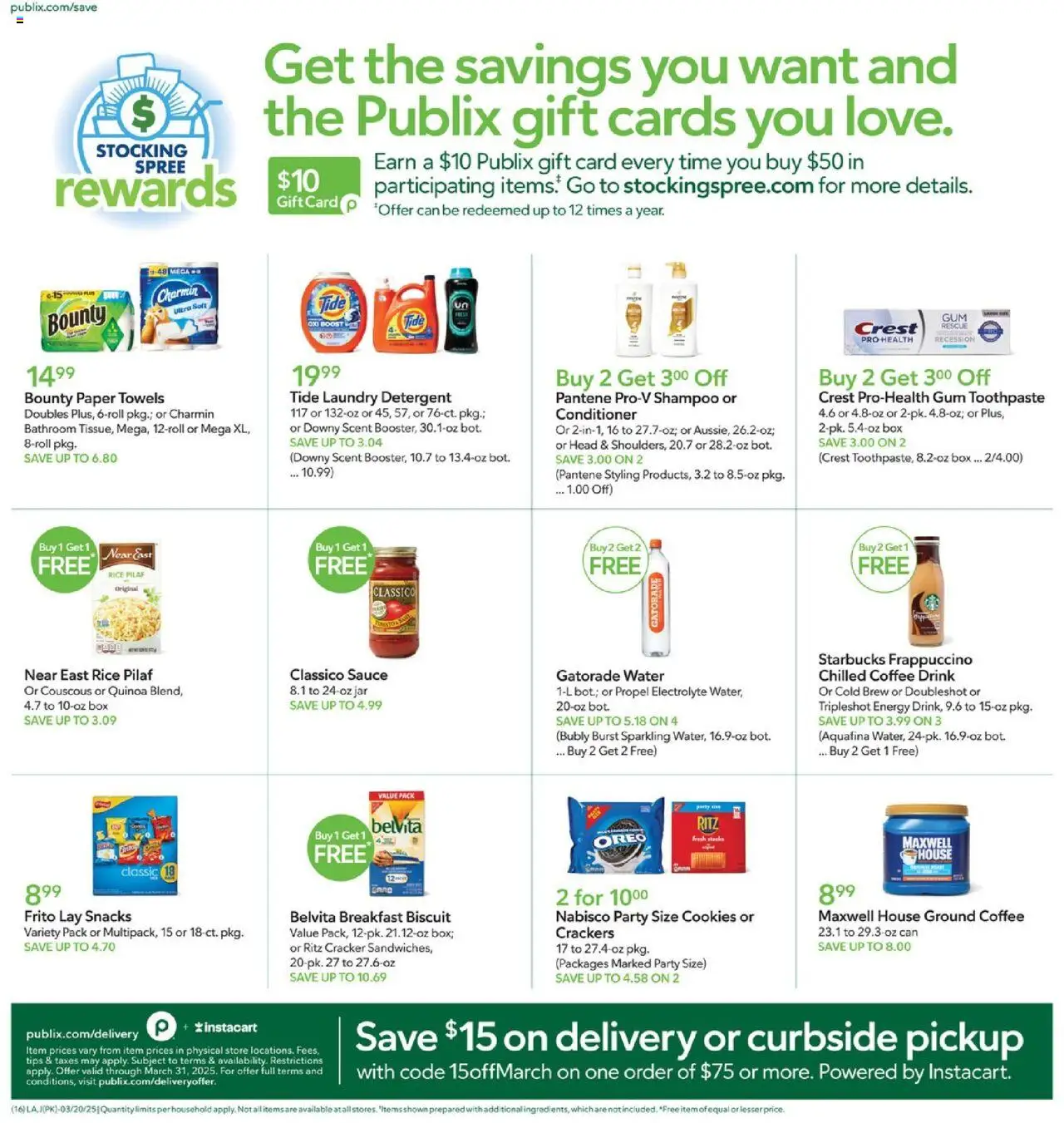 Publix Weekly ad from (03/20/2025) - Ad this week, Flyer - Page number 16