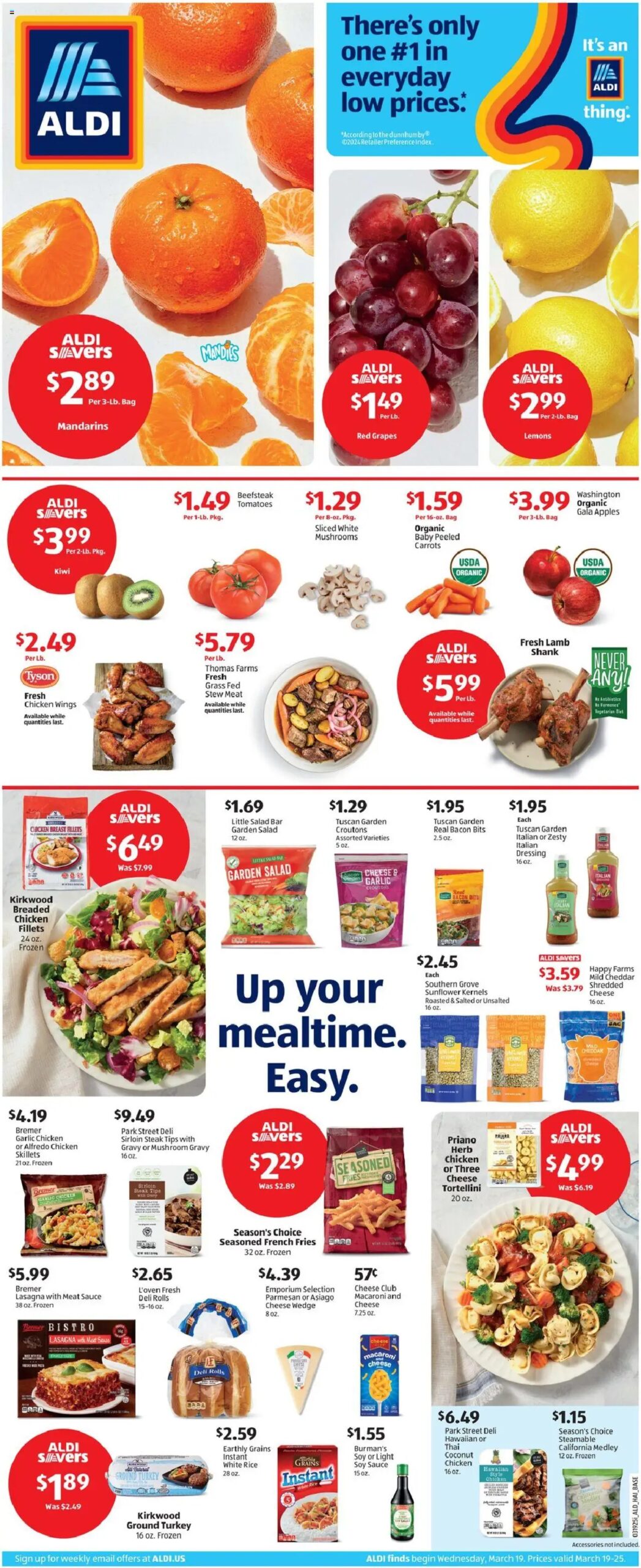 ALDI Weekly Ad from 03/19/2025 🛍️ > Flyer, Sales ad