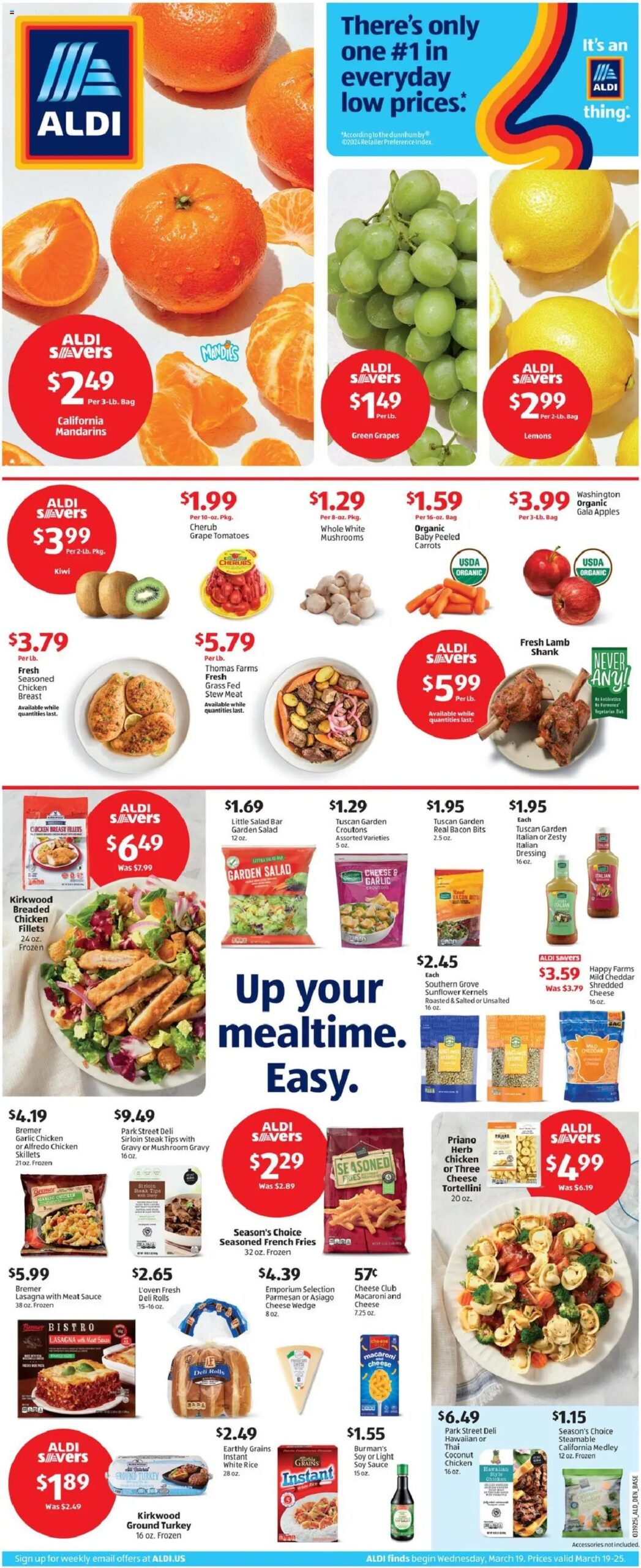 ALDI Weekly Ad from 03/19/2025 🛍️ > Flyer, Sales ad