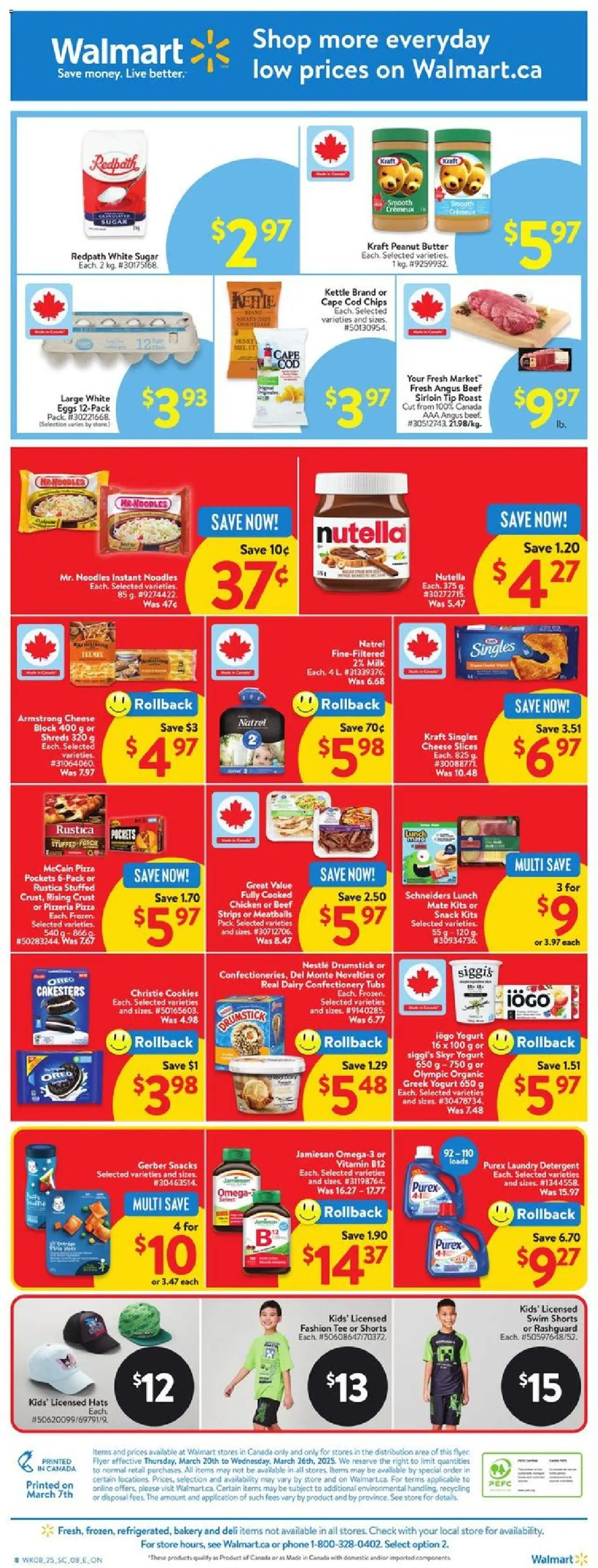 Walmart flyer valid from Mar 20, 2025 - page number 2