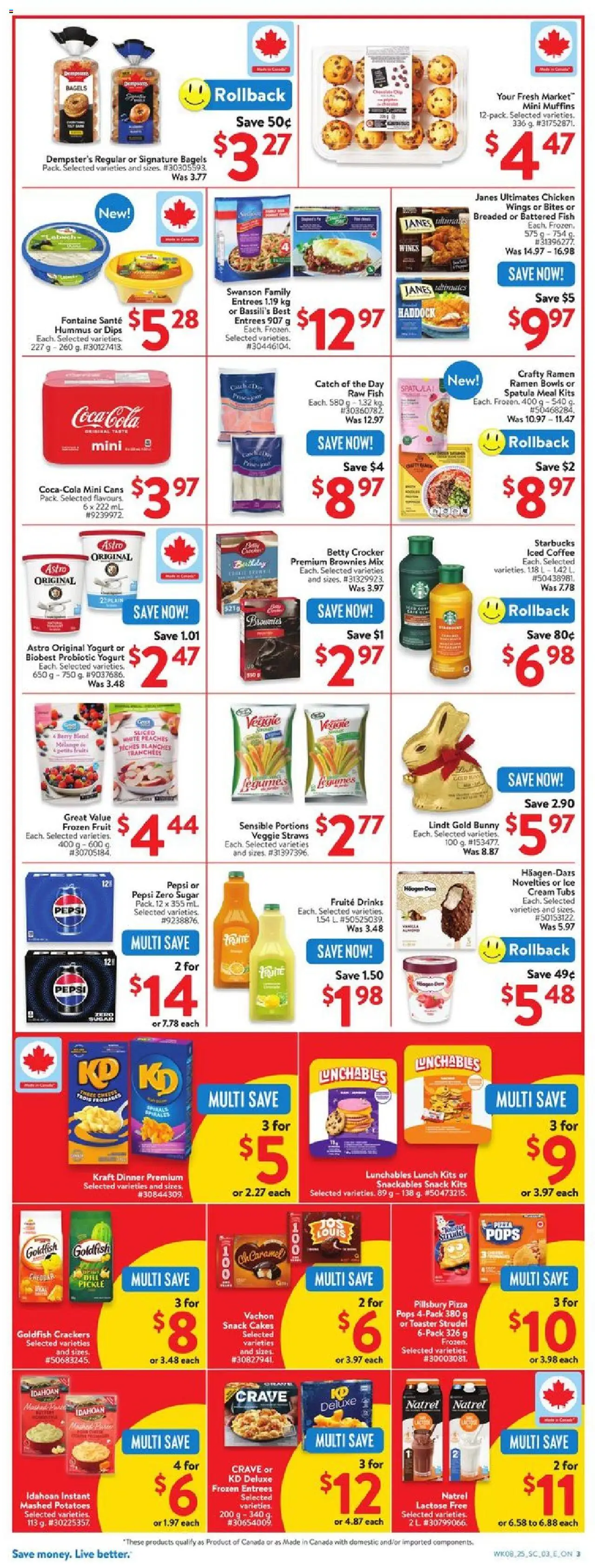 Walmart flyer valid from Mar 20, 2025 - page number 8