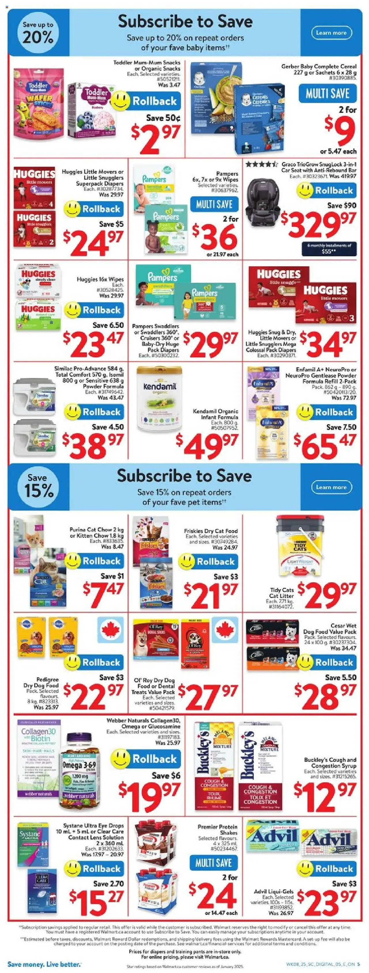 Walmart flyer valid from Mar 20, 2025 - page number 10