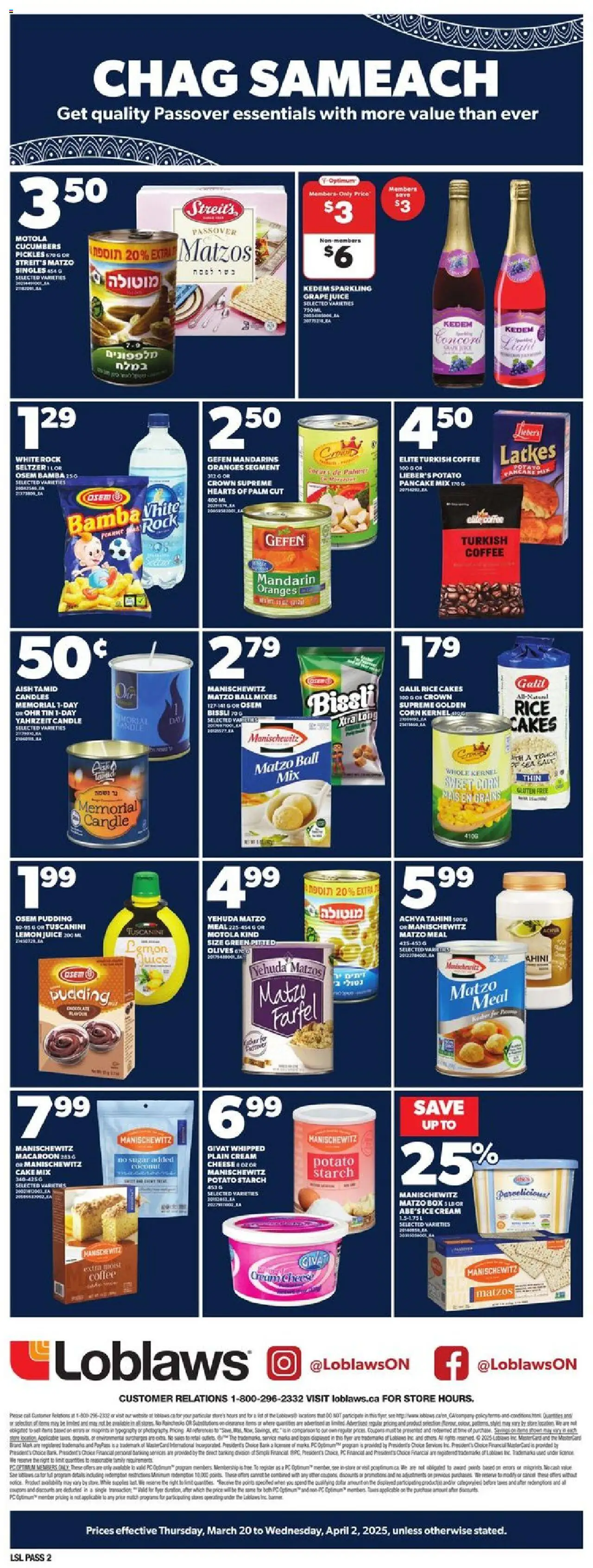 Loblaws flyer valid from Mar 20, 2025 - page number 2