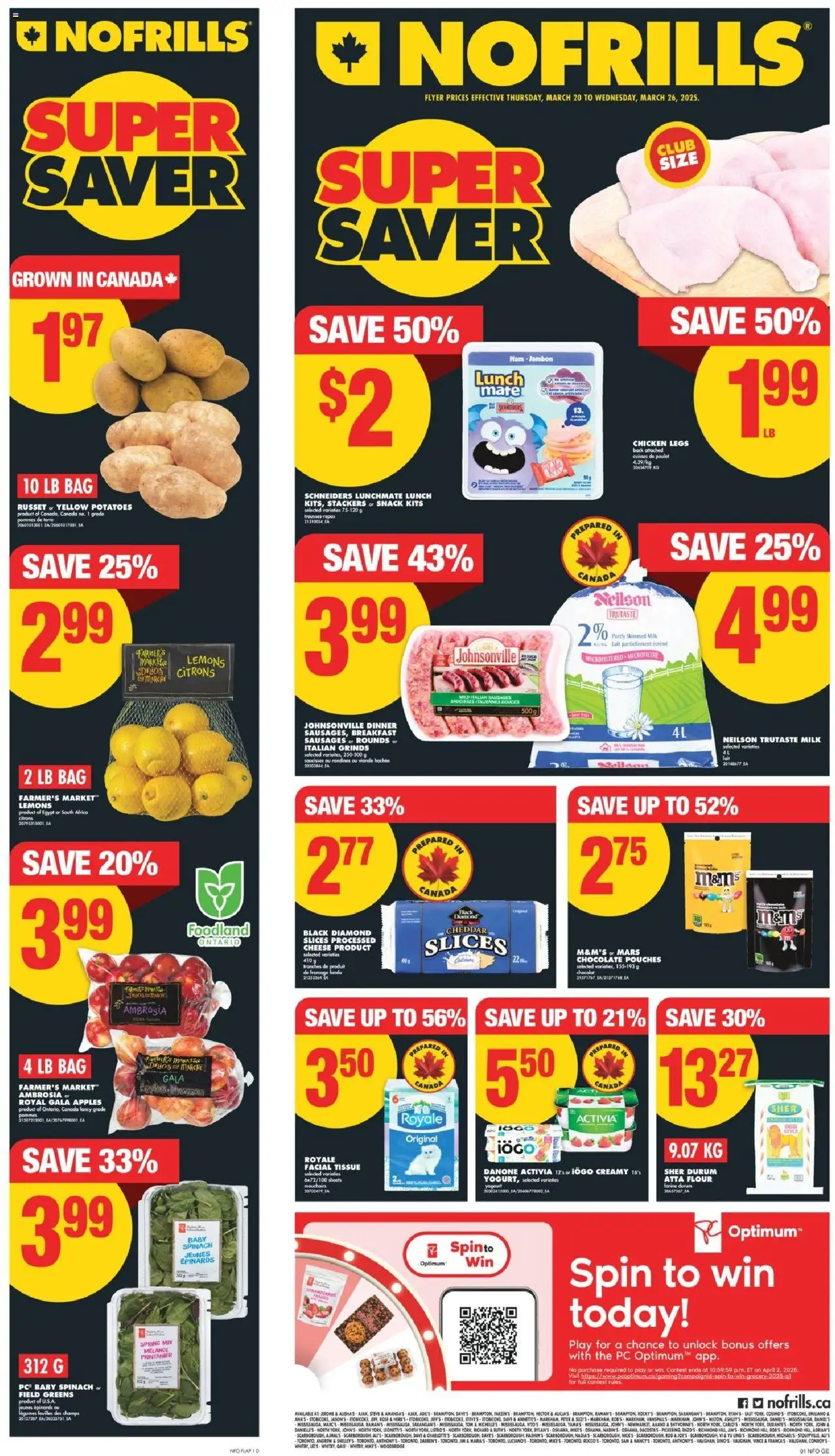 No Frills weekly flyer starting Mar 20, 2025 ⭐️