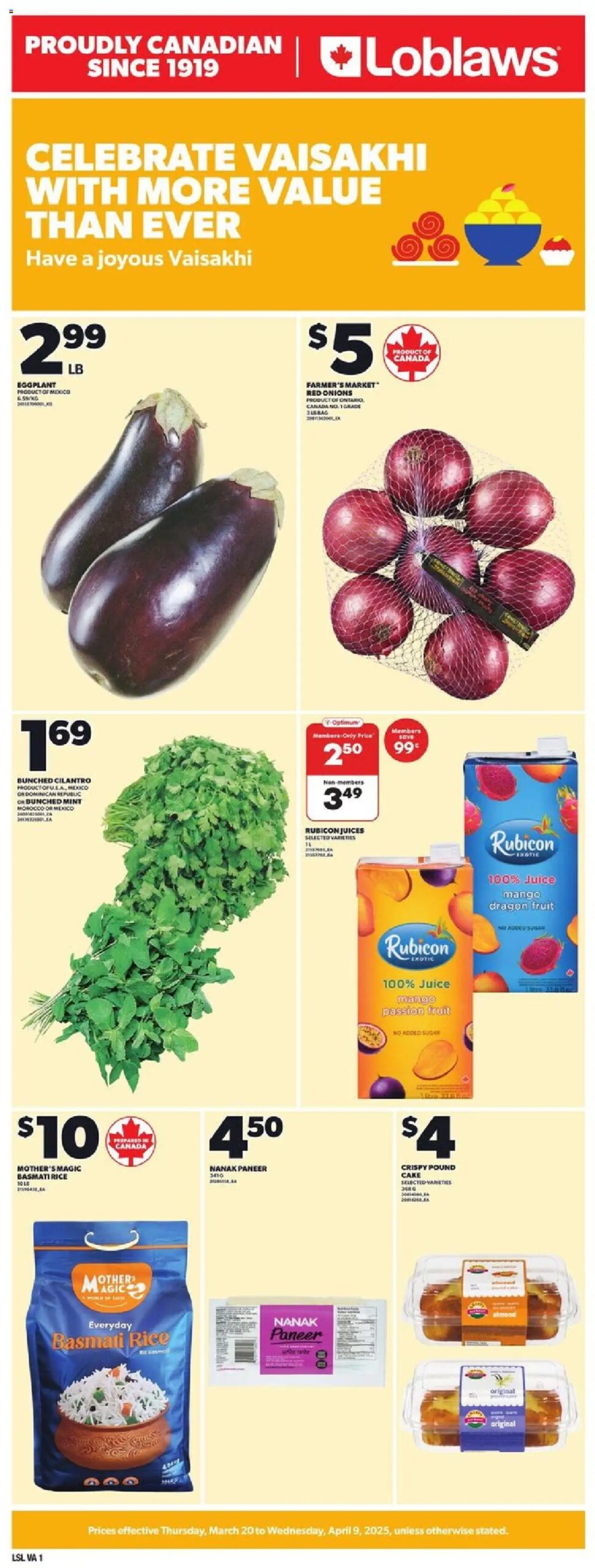 Loblaws weekly flyer starting Mar 20, 2025 ⭐️